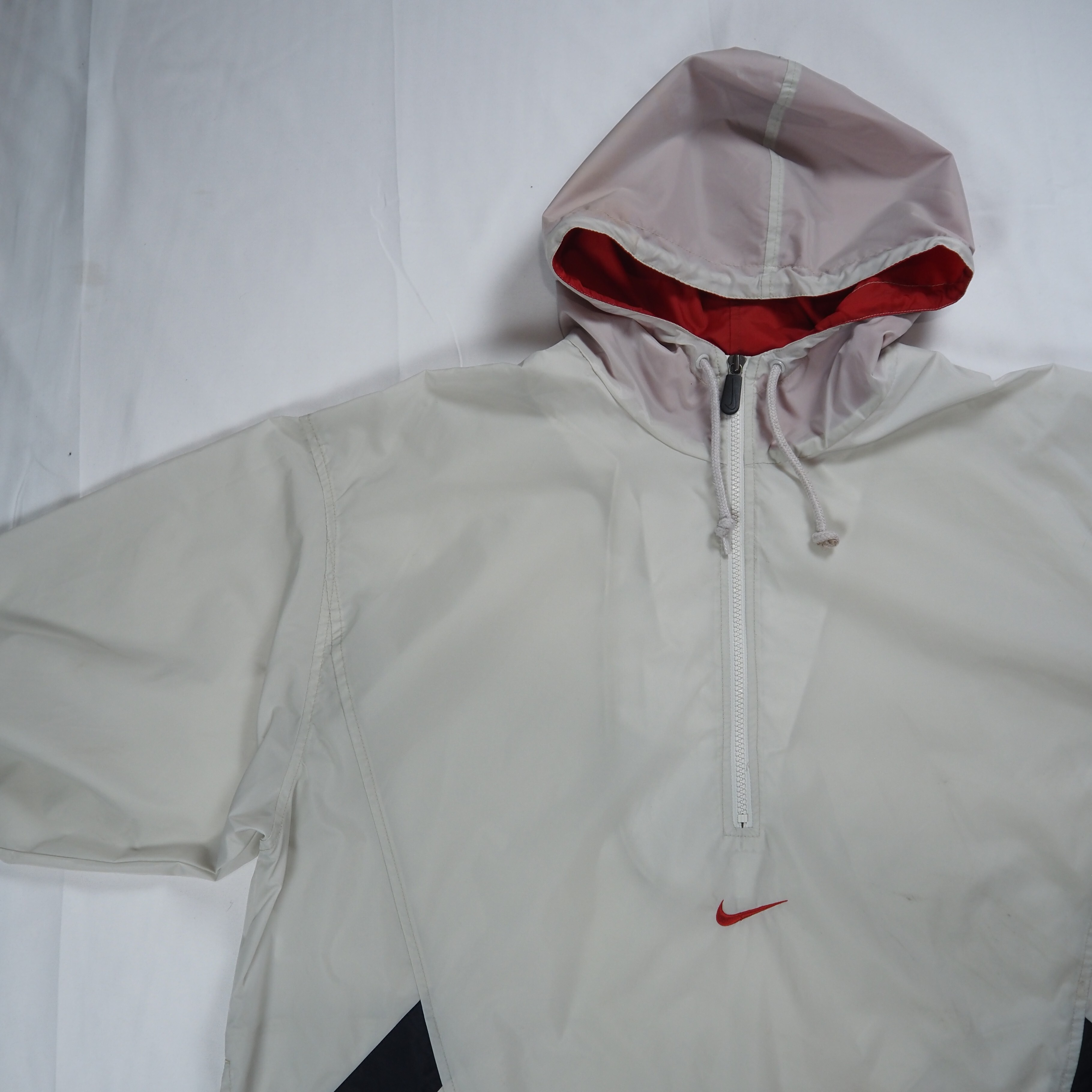 90's NIKE ナイロンアノラック センタースウォッシュ XL の画像 6