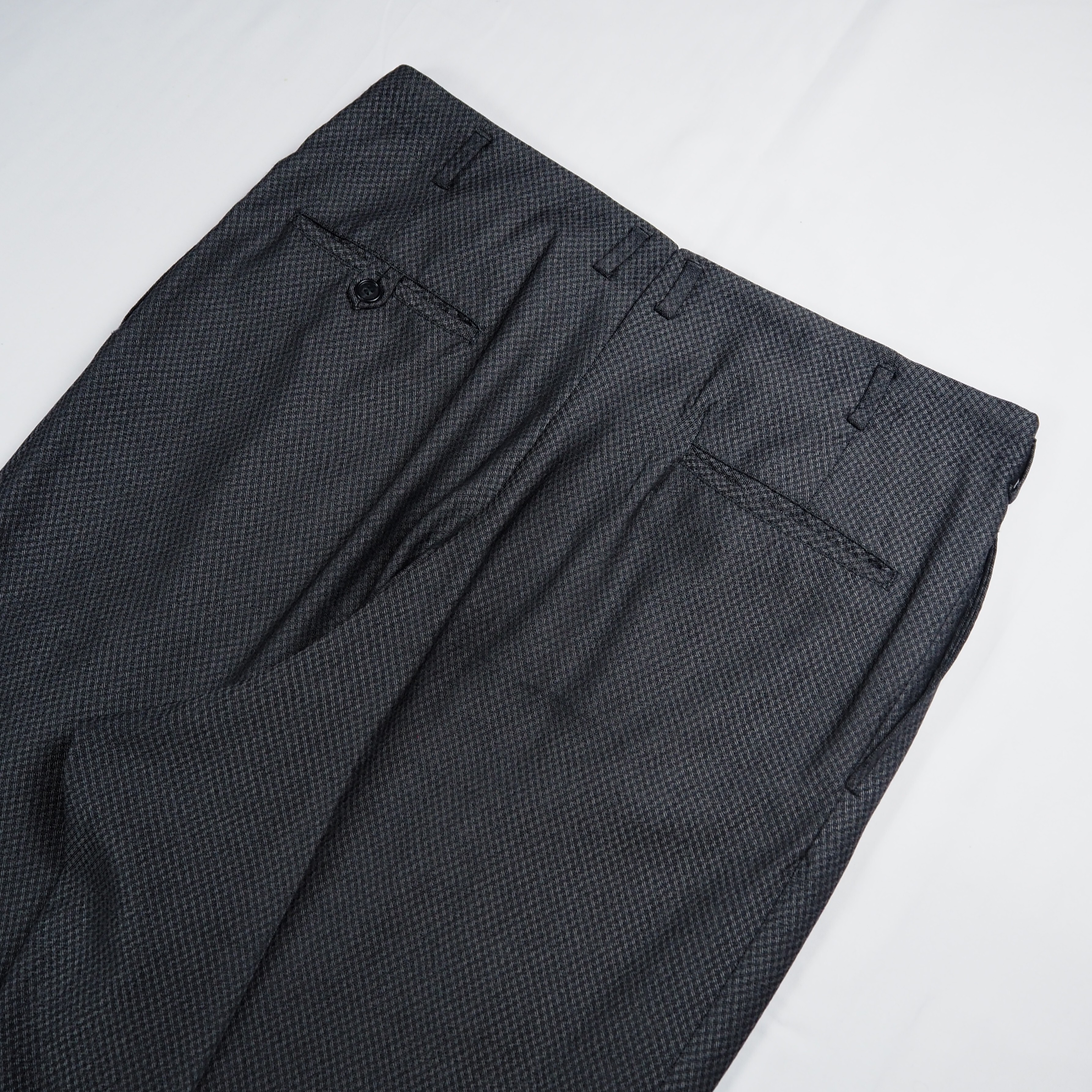 【9/23 20:00入荷】50's ウールスラックス グレー アルミジップ の画像 13