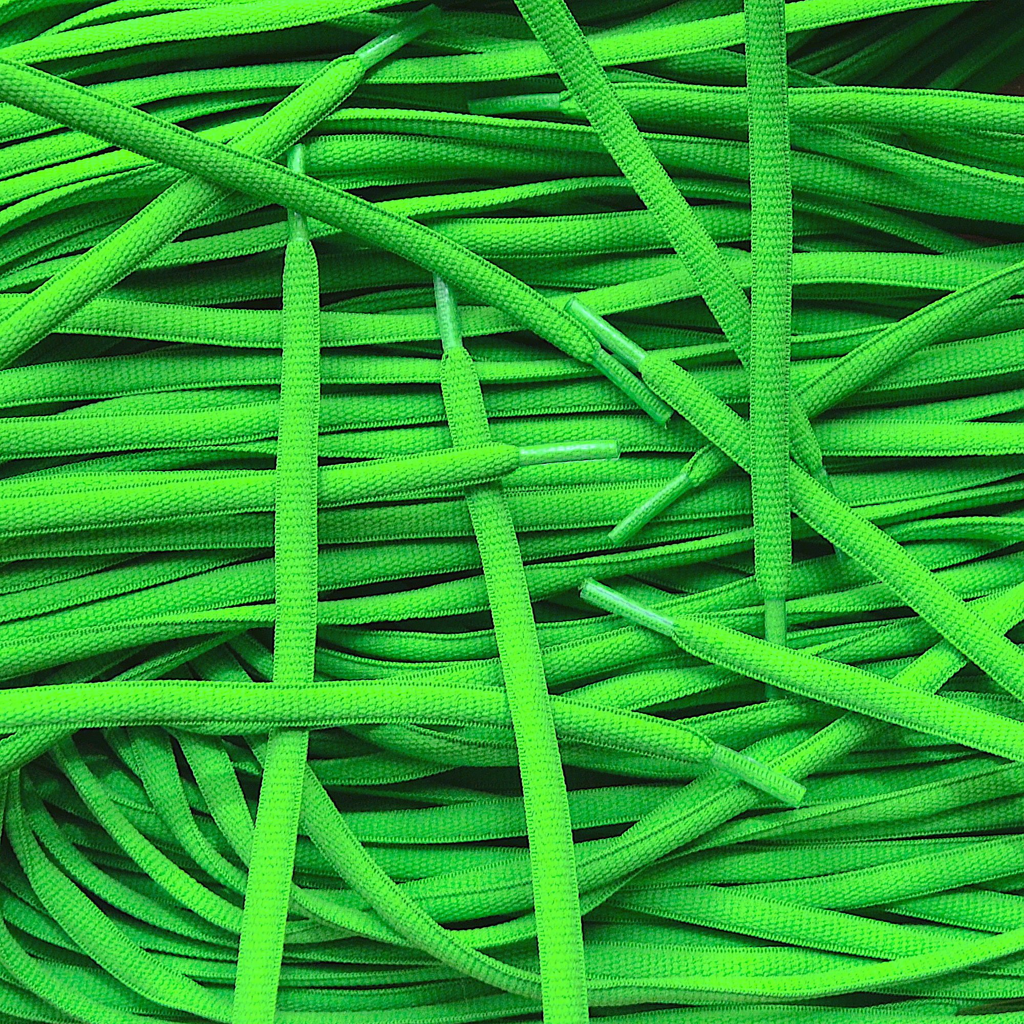 flat green laces