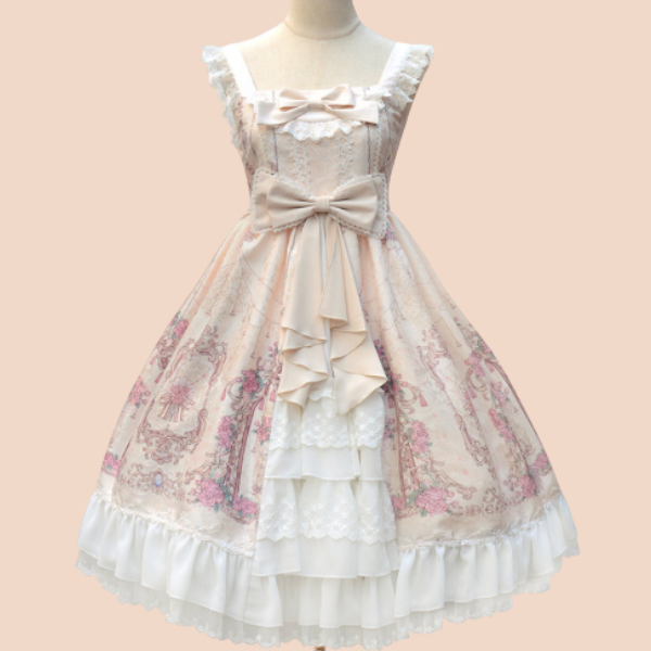 落ち着いた色合い ロココ調ドレス Roco006 Re Tro