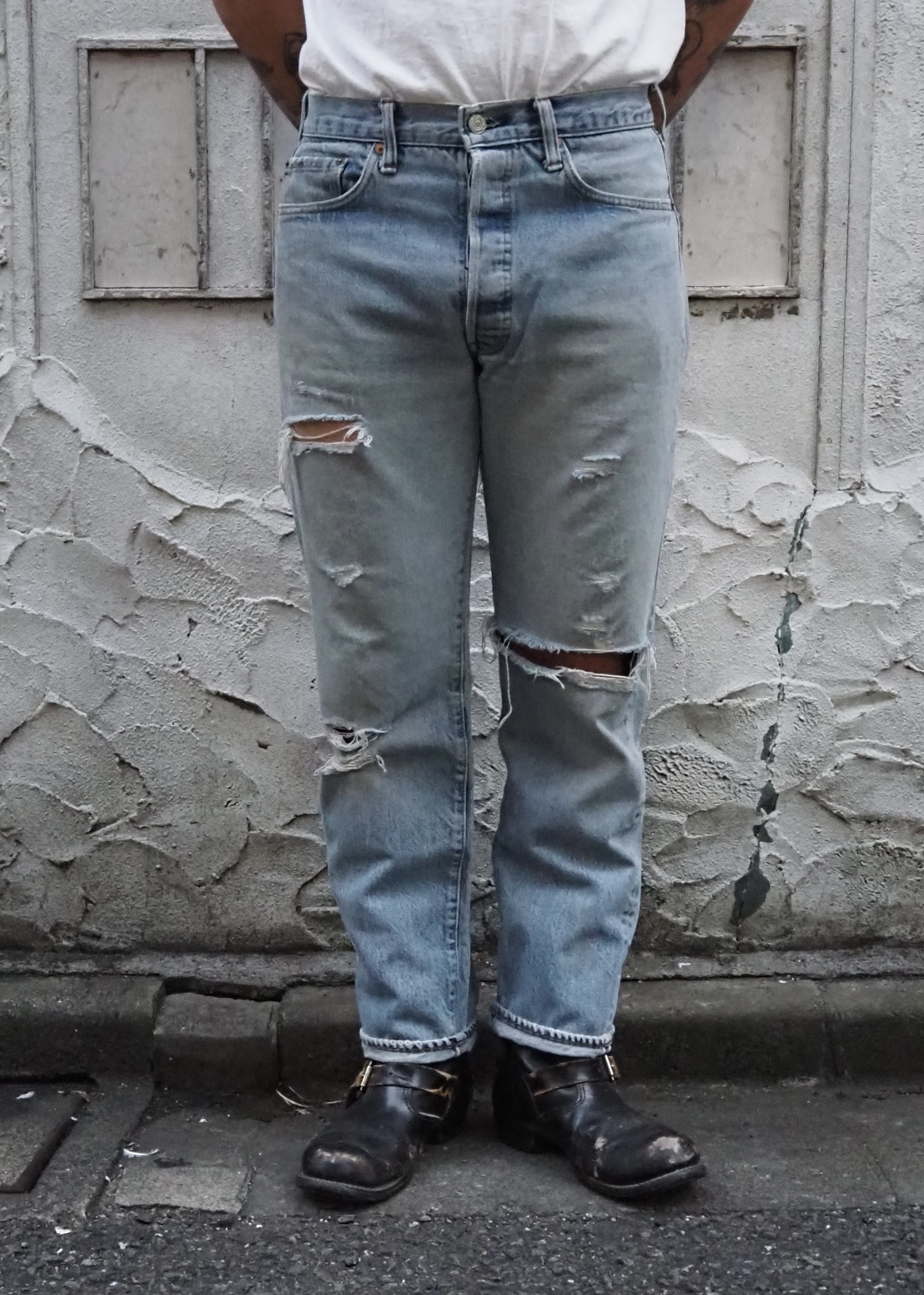80’s Levi’s 501 赤耳 32×28 の画像 2