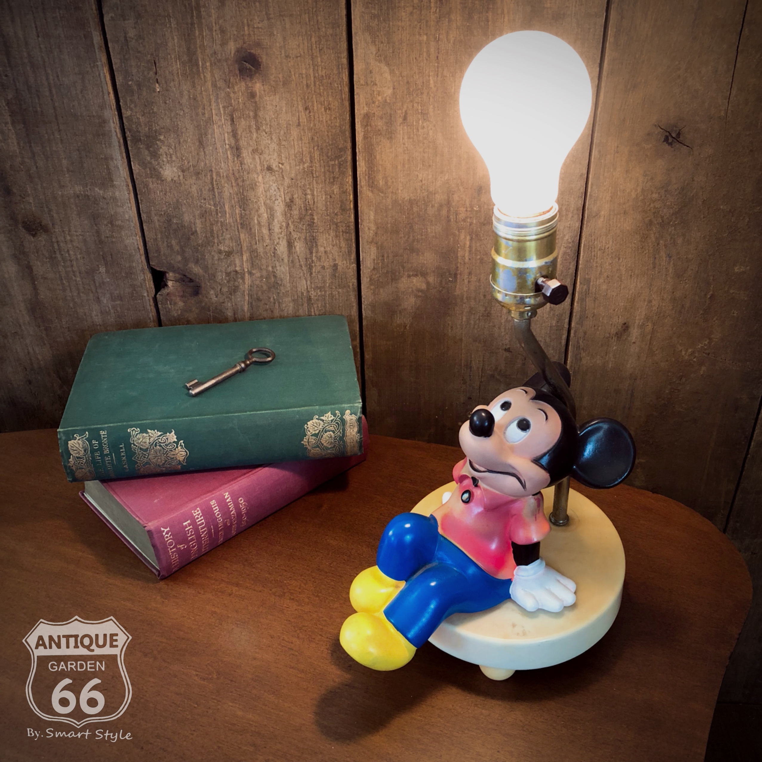 【SALE】ヴィンテージ ミッキーマウス 2灯 テーブルランプ USA ディズニー【E-005-100】 | Antique Style