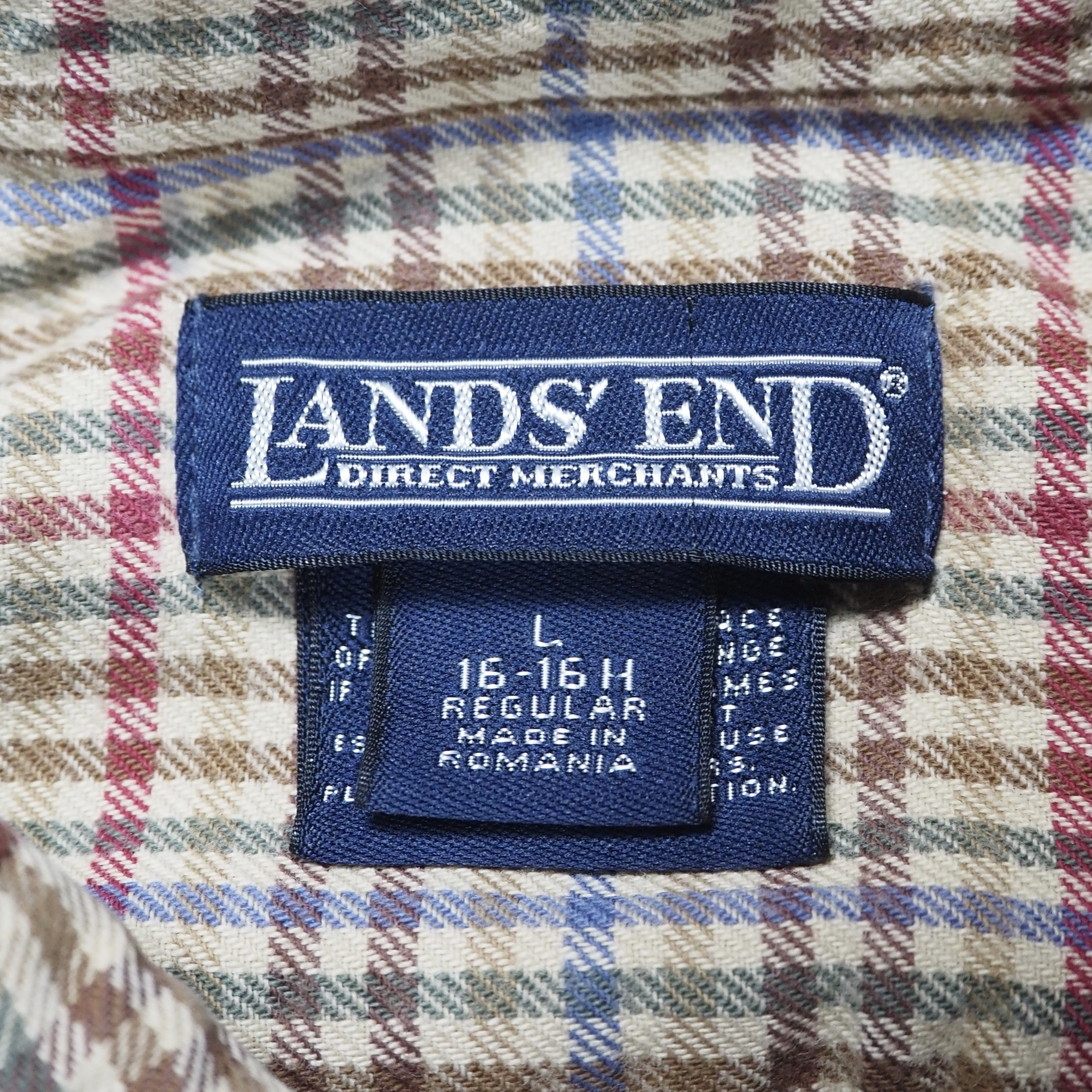 90’s Land’s End BDシャツ Lサイズ オンライン限定商品 の画像 7