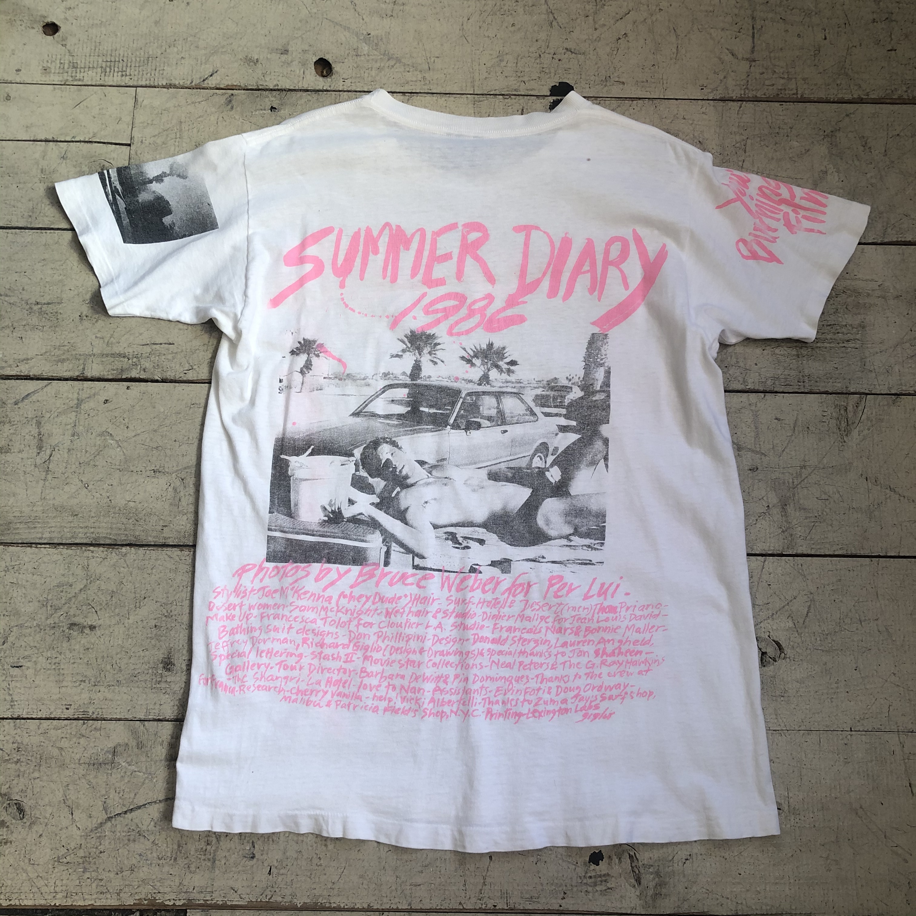 80s Bruce Weber Summer Diary T Shirt What Z Up