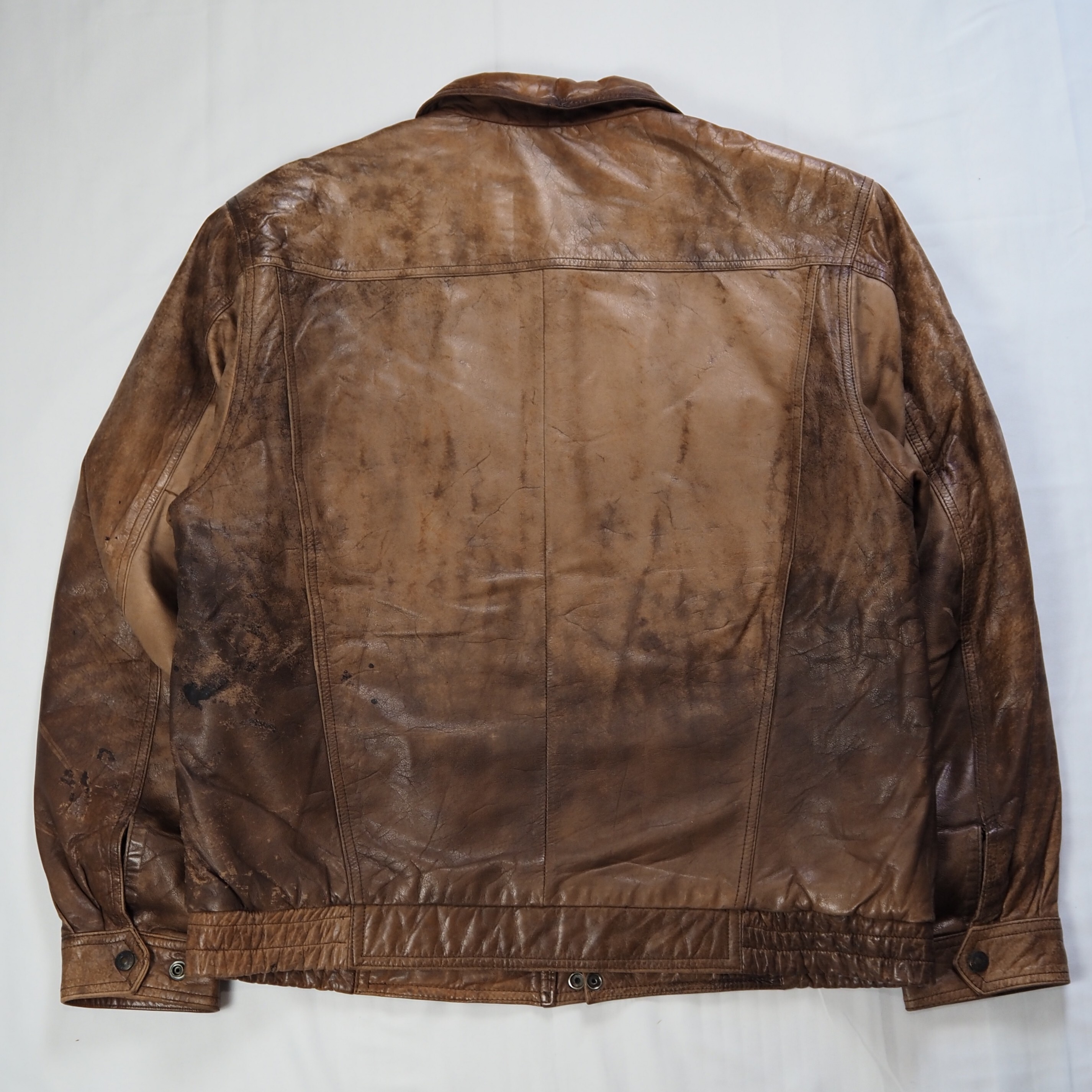 【9/23 20:00入荷】90's Levi's レザージャケット Mサイズ の画像 14