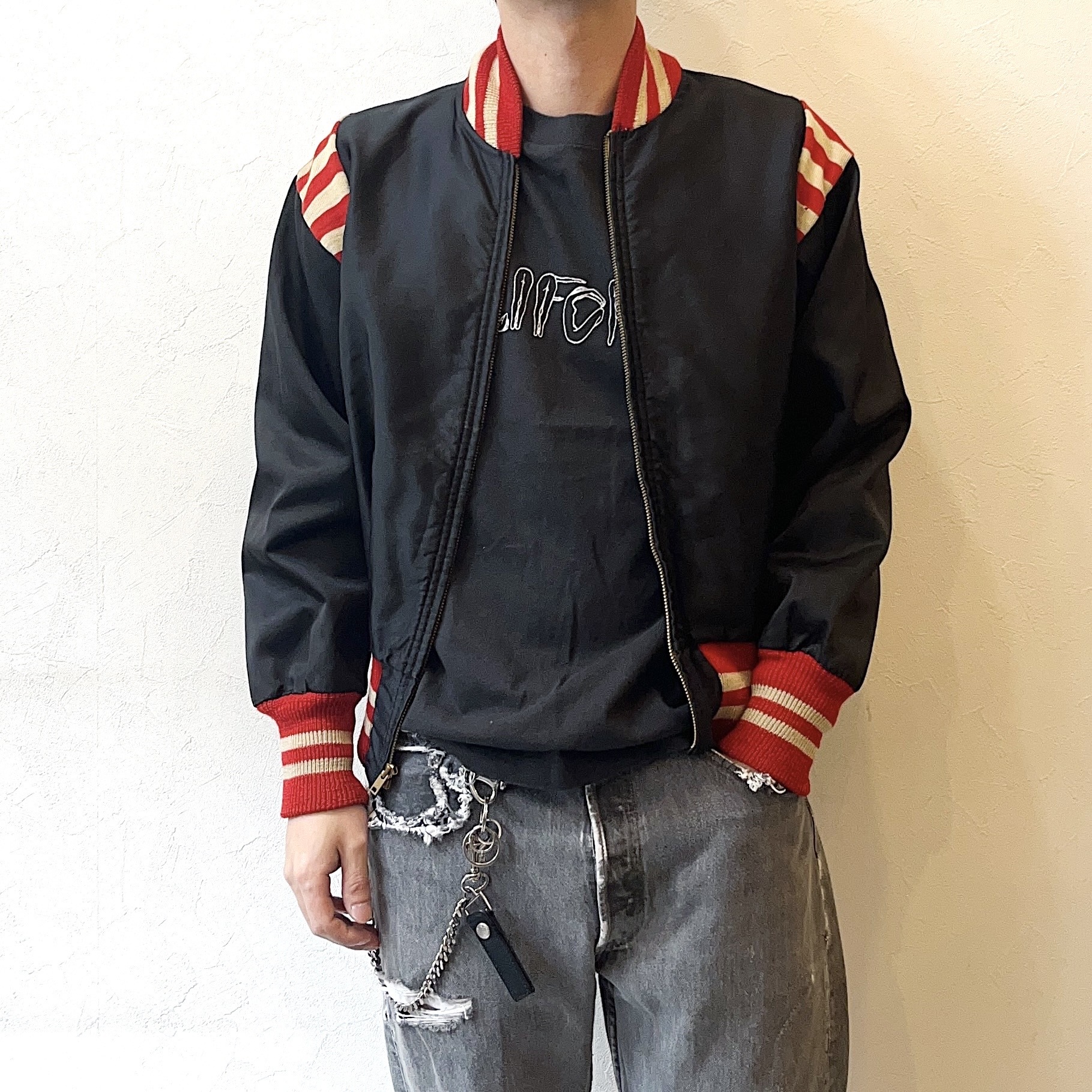 Vintage 50〜60's【CARL M WEINGARTNER】"BEARS" Satin Jacket の画像 4
