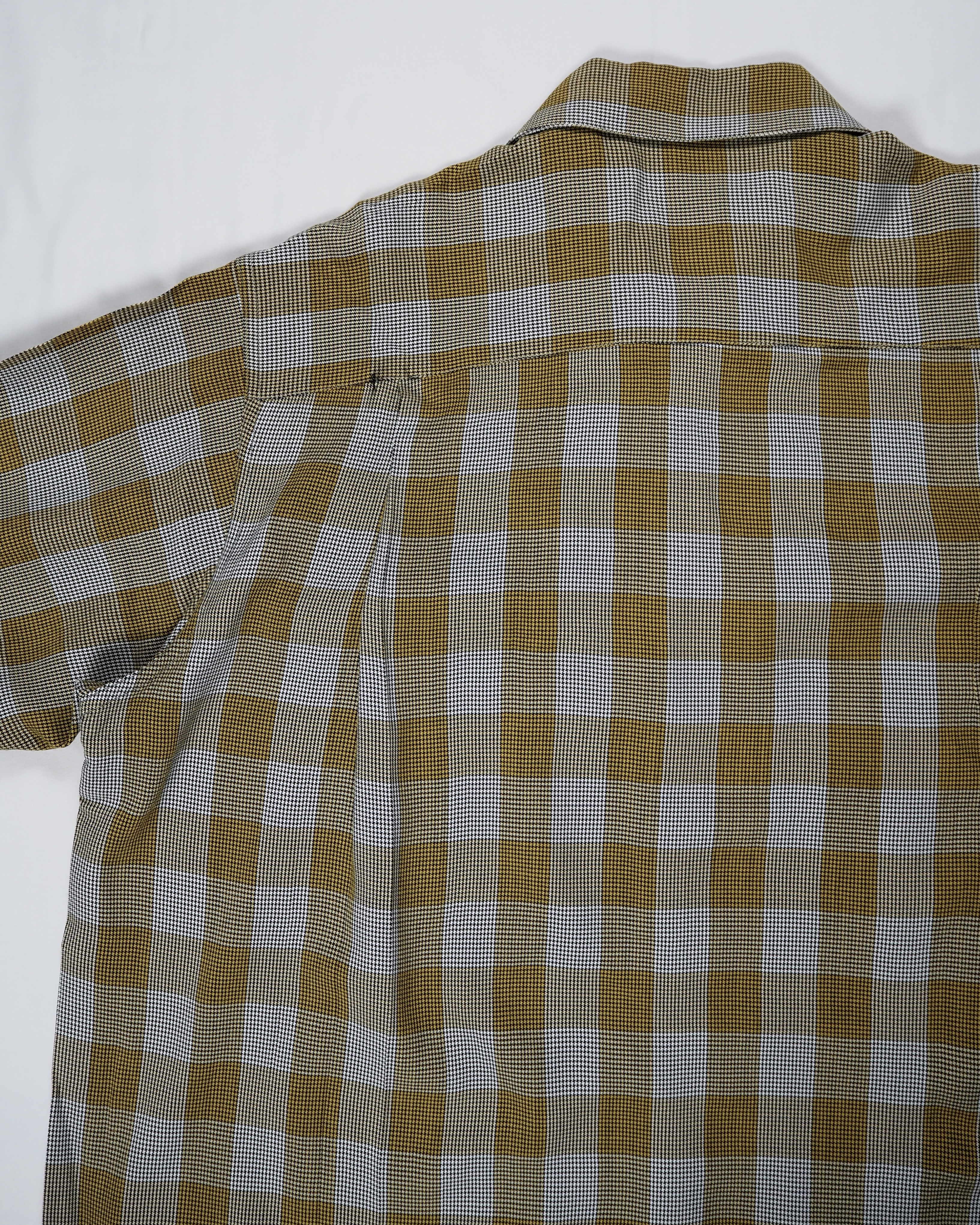 50’s Bill Stern レーヨンシャツ イエロー×ブラック の画像 16