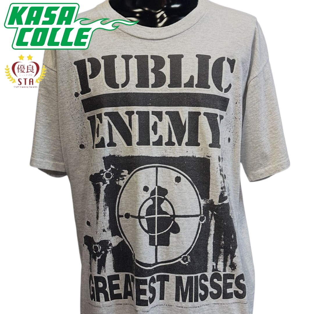 【PUBLIC ENEMY】パブリックエネミー “GREATEST MISSES” 90’s Vintage Tシャツ XL