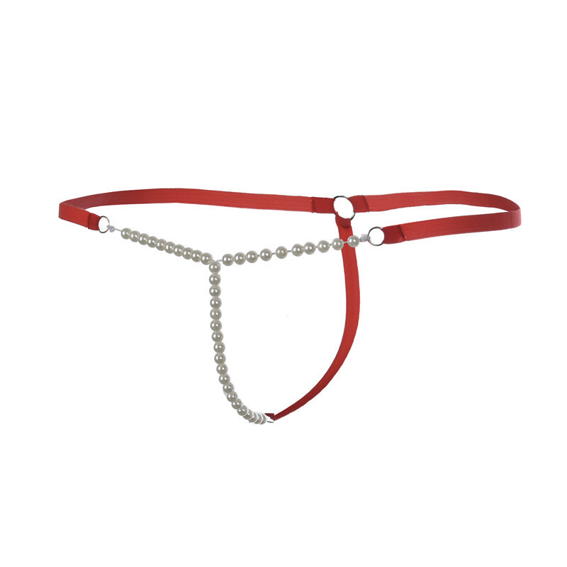 セクシーな下着の女性のセクシーな透明パールの誘惑の皮ひもTパンツYパンツT160 真珠 レディース【送料無料】 K88885068925