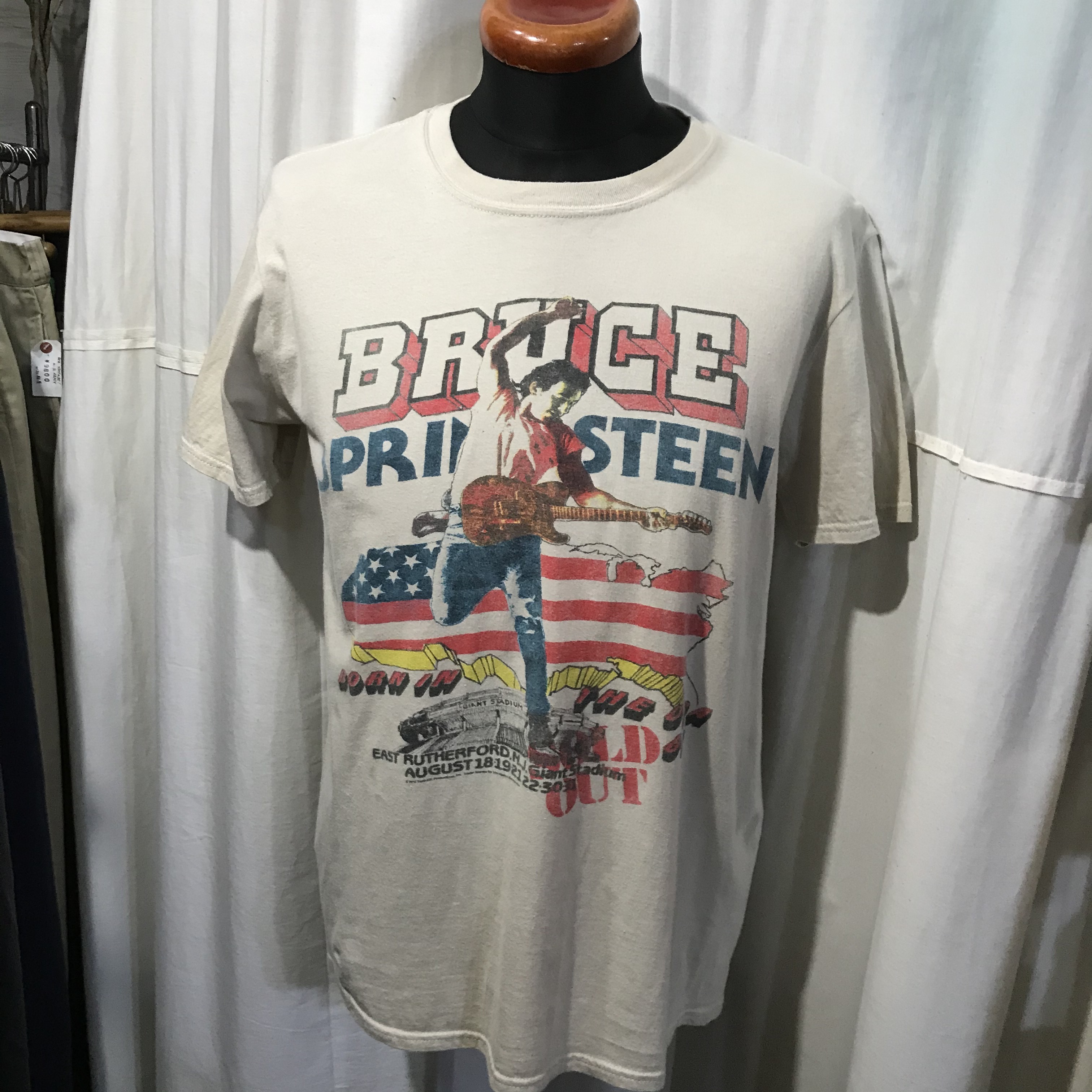 Bruce Springsteen ブルース スプリングスティーン 半袖tシャツ ロック バンド メンズl Used Clothing Shyboy