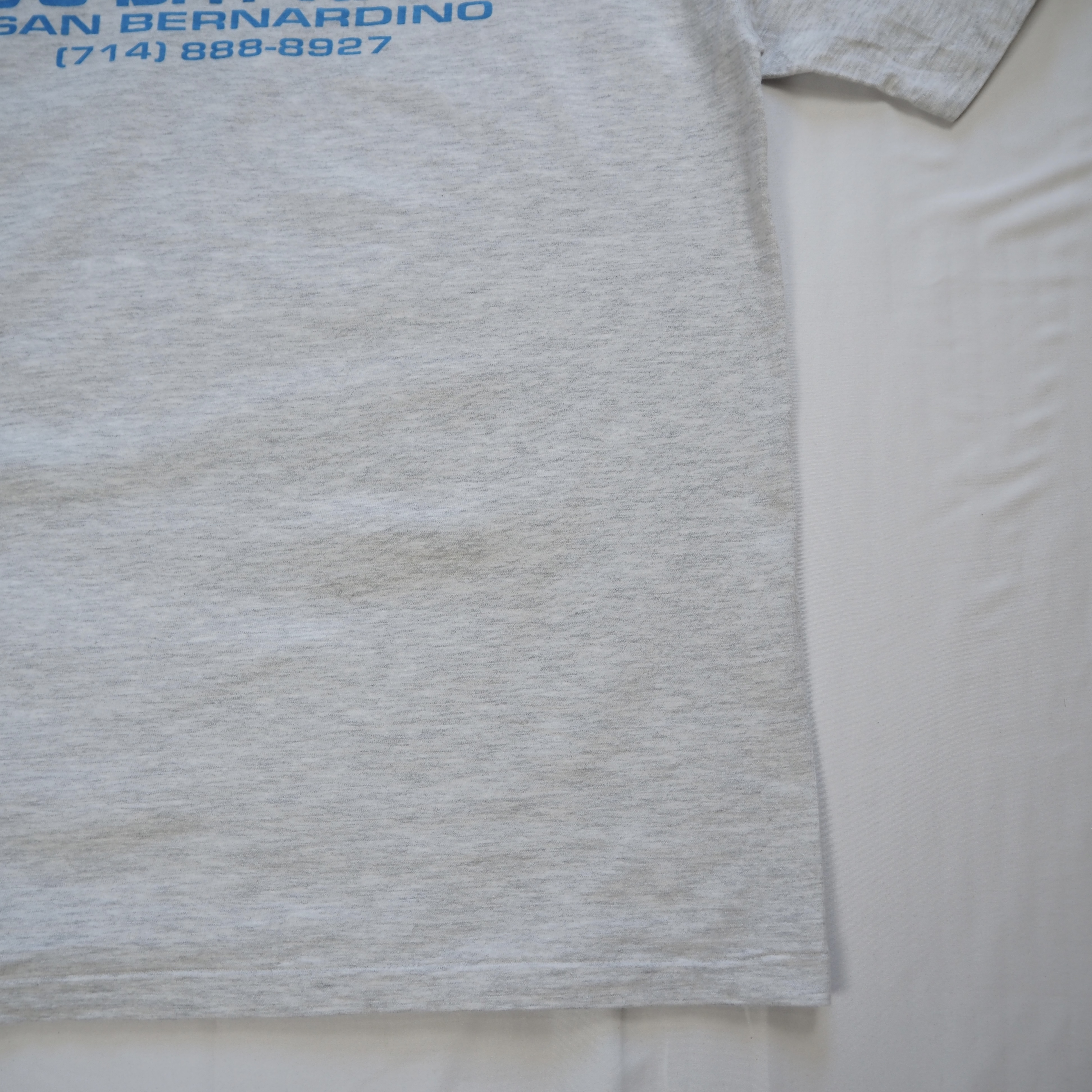 90’s Hanes ワークTシャツ 企業Tシャツ ピンク Lサイズ の画像 6