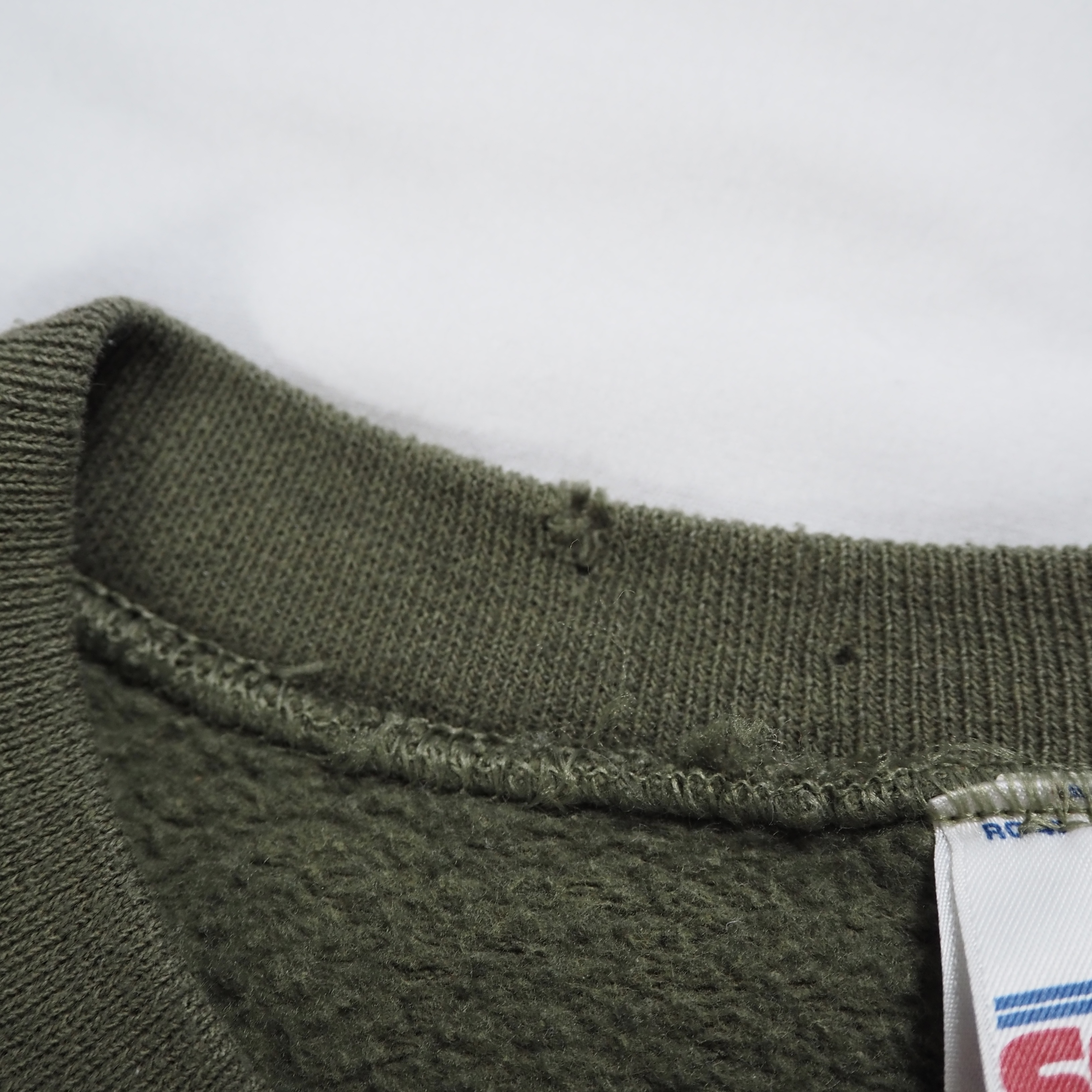 90’s USMC スウェット XL オリーブ の画像 3