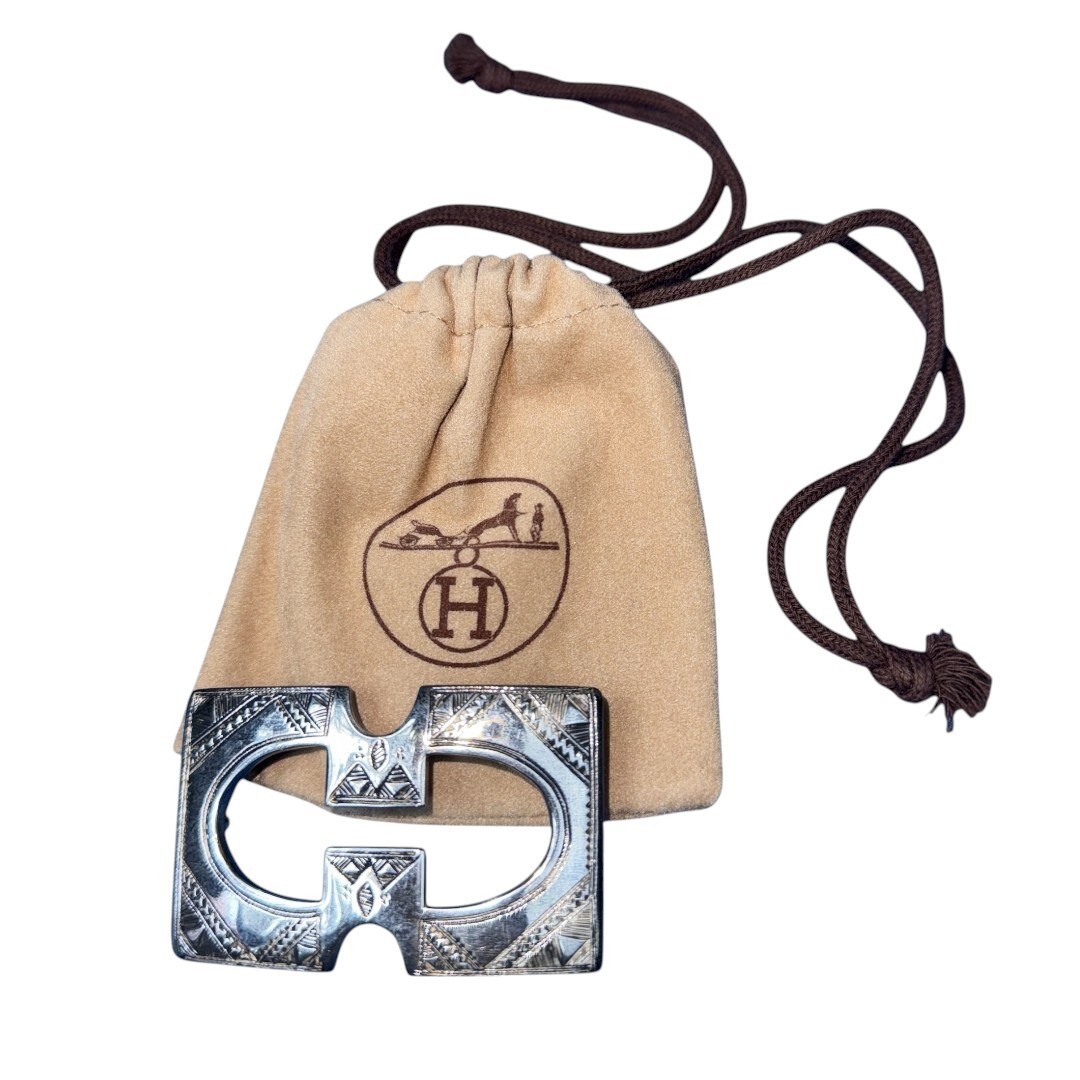 【HERMES】エルメス Tuareg トゥアレグ ベルトバックル Ag925