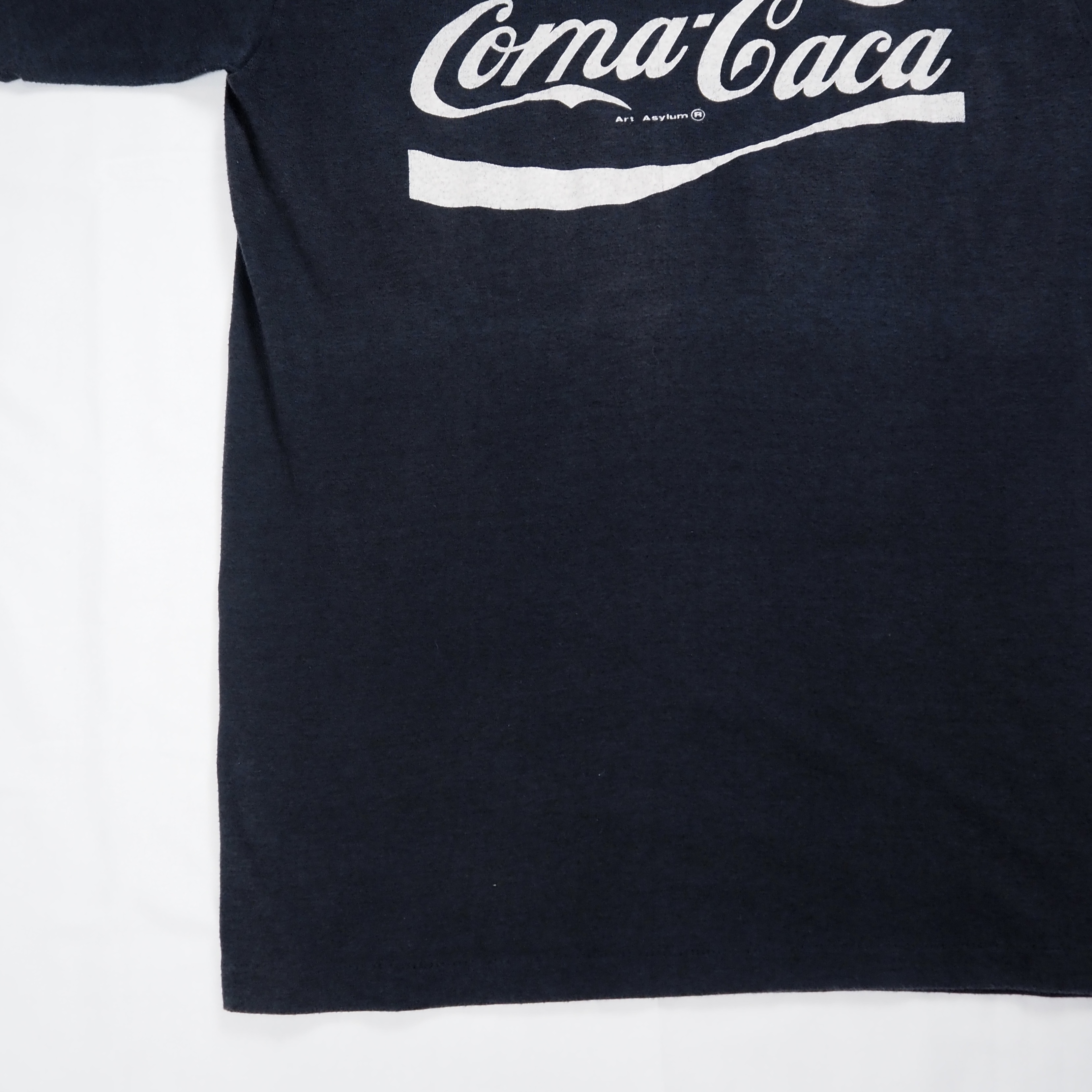 80’s コカコーラパロディ Tシャツ フェードブラック S-Mサイズ程度 の画像 16