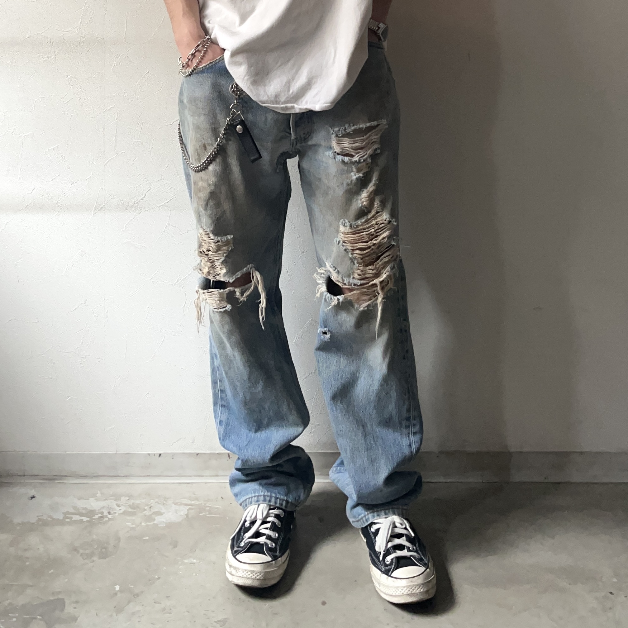 Vintage 90's【Levi's】501 Grunge Denim Pants の画像 3