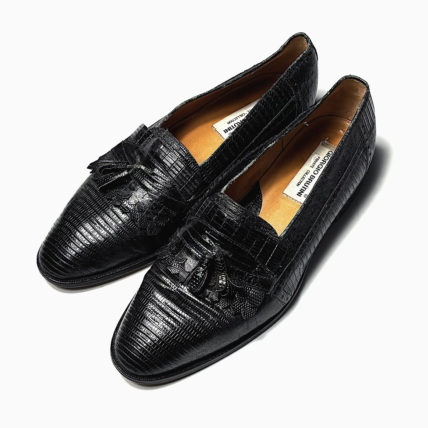 Vintage【GIORGIO BRUTINI】Tassel Leather Shoes