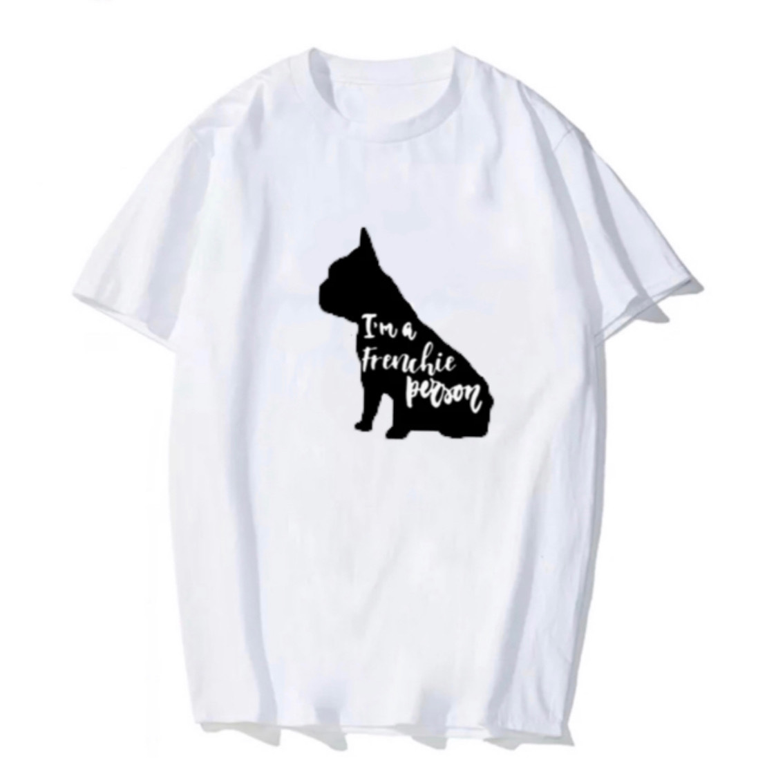 フレンチブルドッグシルエット Tシャツ ブサかわいい犬グッズ専門店 Phiima