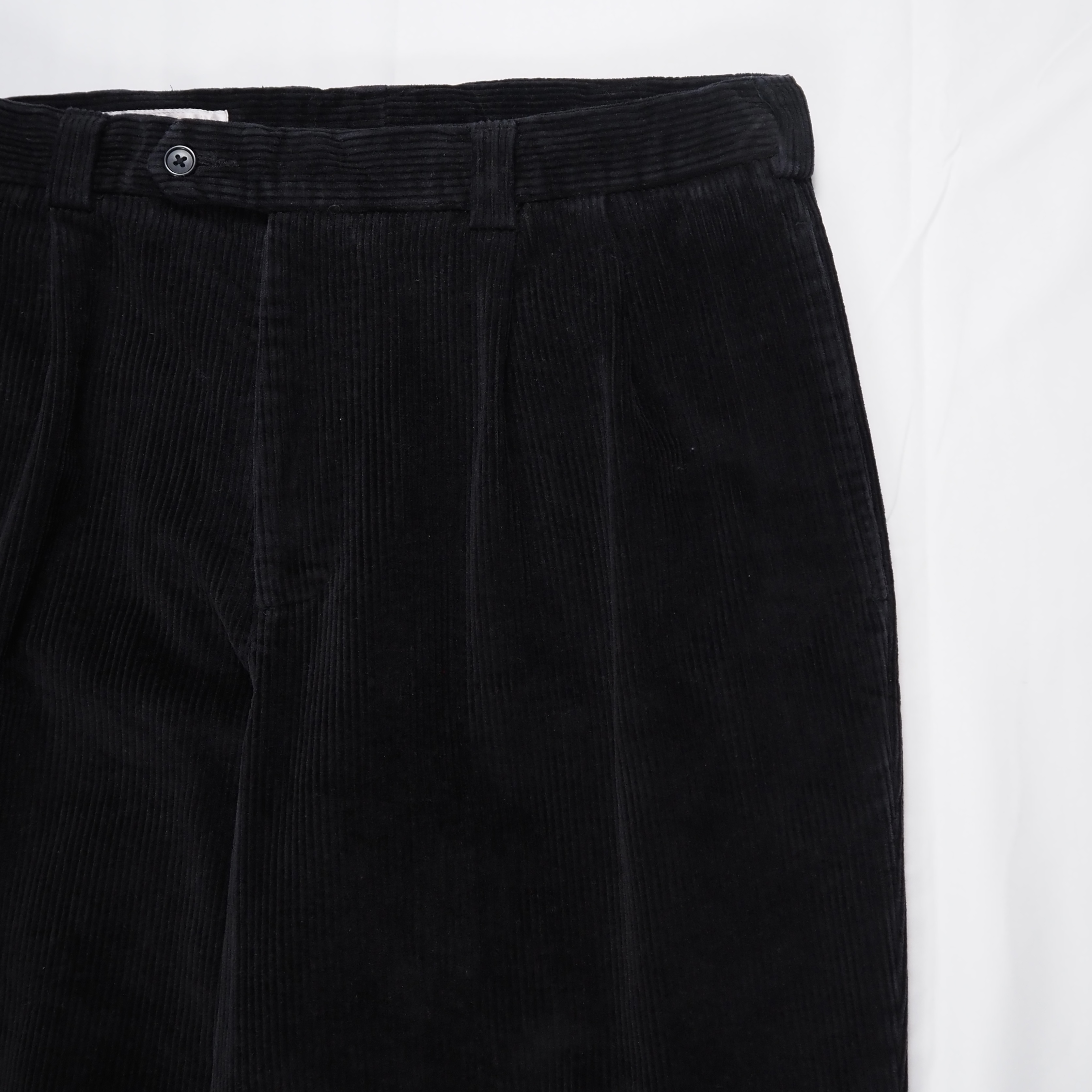 90’s Perry Ellis 太畝コーデュロイパンツ ブラック 32×30 の画像 4