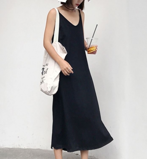 ロングワンピース ワンピース ロング丈 マキシワンピース ゆったり 夏ワンピース 夏 リゾート リゾートワンピ ドレスワンピース ワンピドレス 黒 韓国 レディース ファッション ワンピース 新作 トレンド おしゃれ 大人可愛い St0065 Dbstyle 海外アパレル 韓国ファッション
