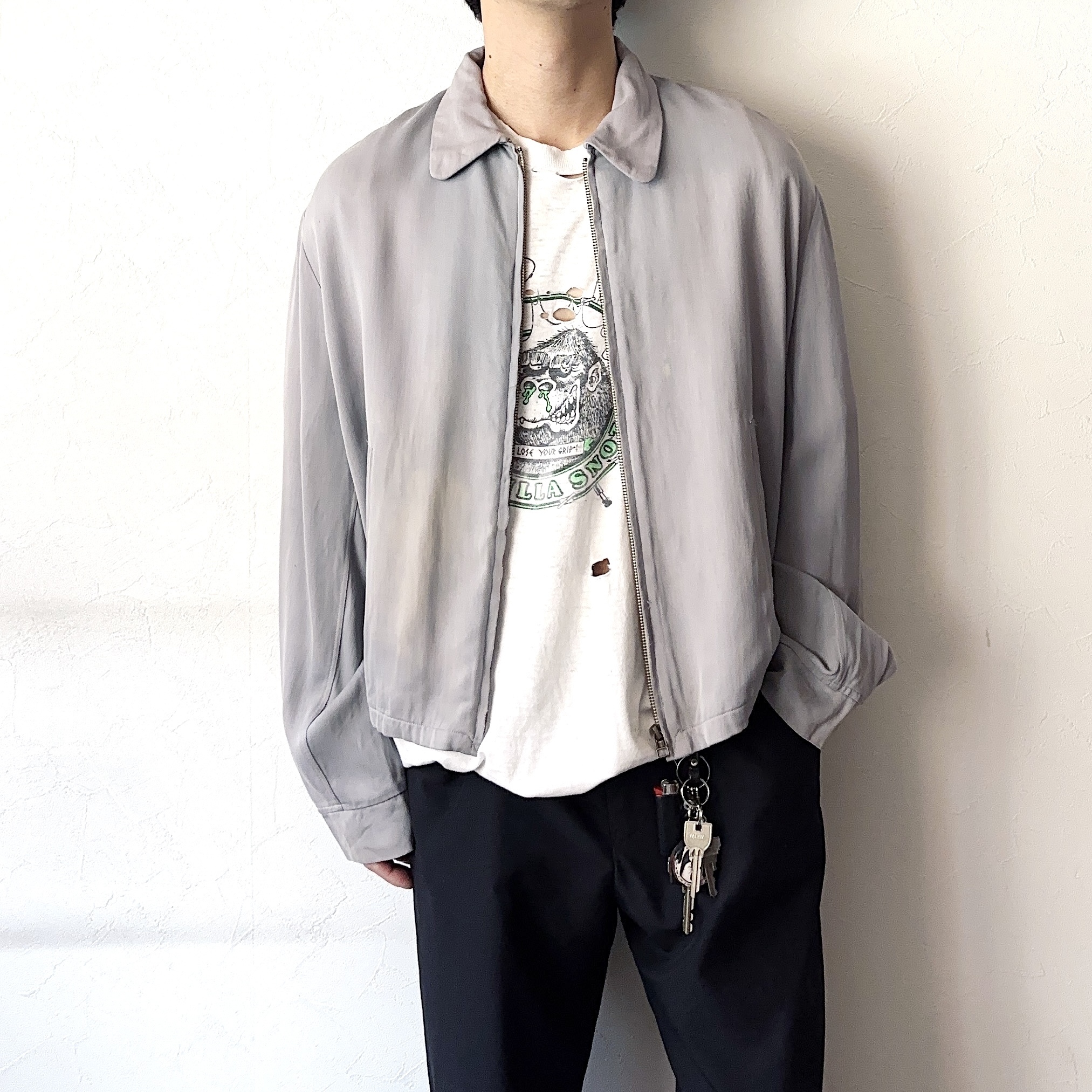 Vintage 50's【Buck Skein Brand】Rayon Gabardine Jacket の画像 3