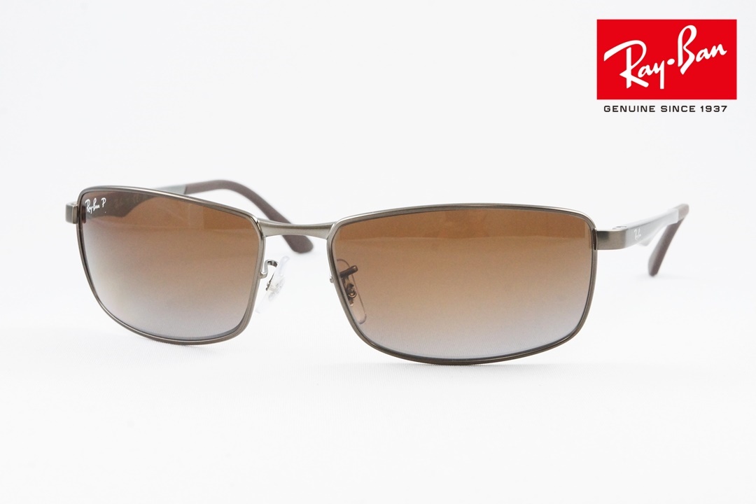 Ray-Ban 偏光 サングラス RB3498 006/81 61サイズ 64サイズ スクエア