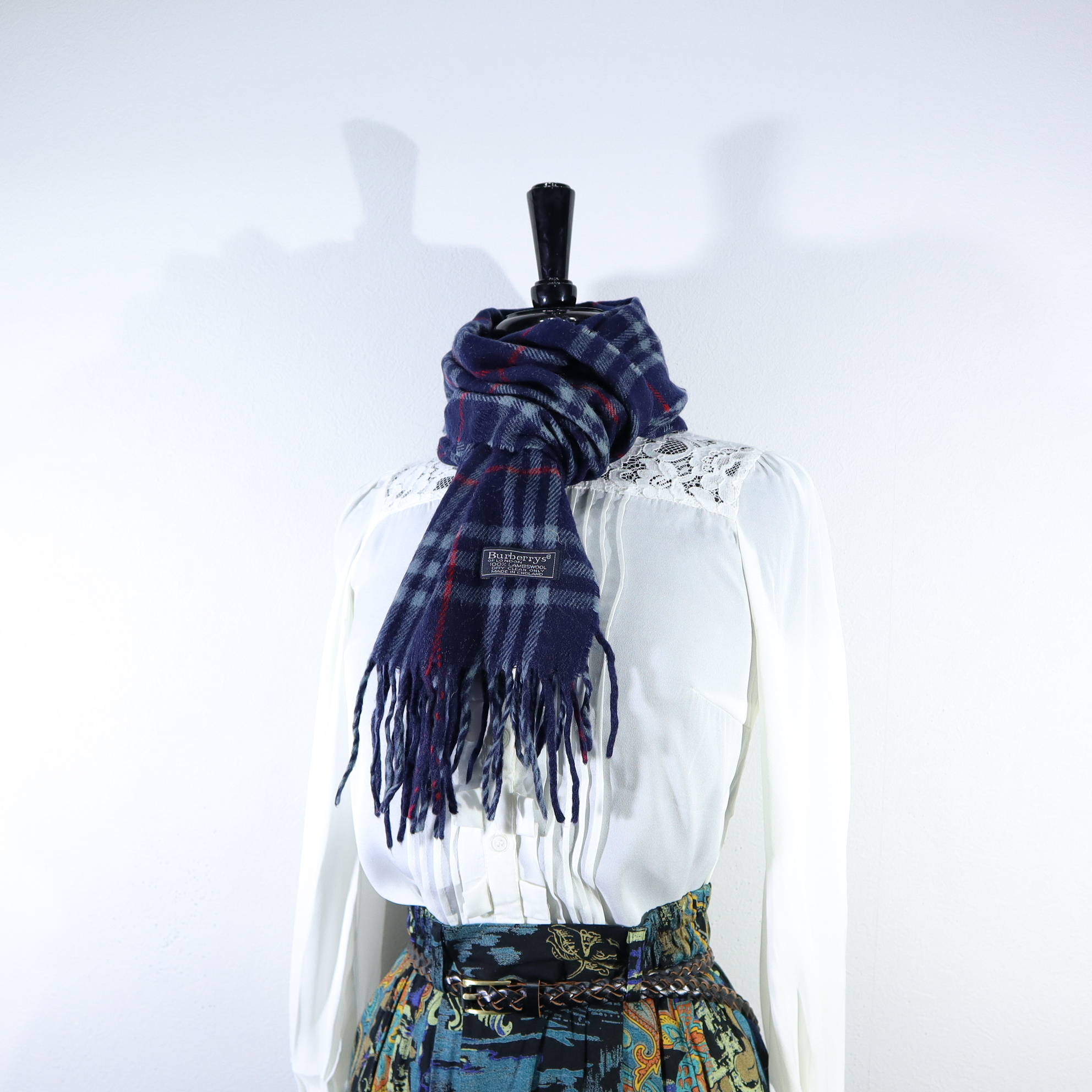 Burberry マフラー チェック柄 古着屋 Kafuca