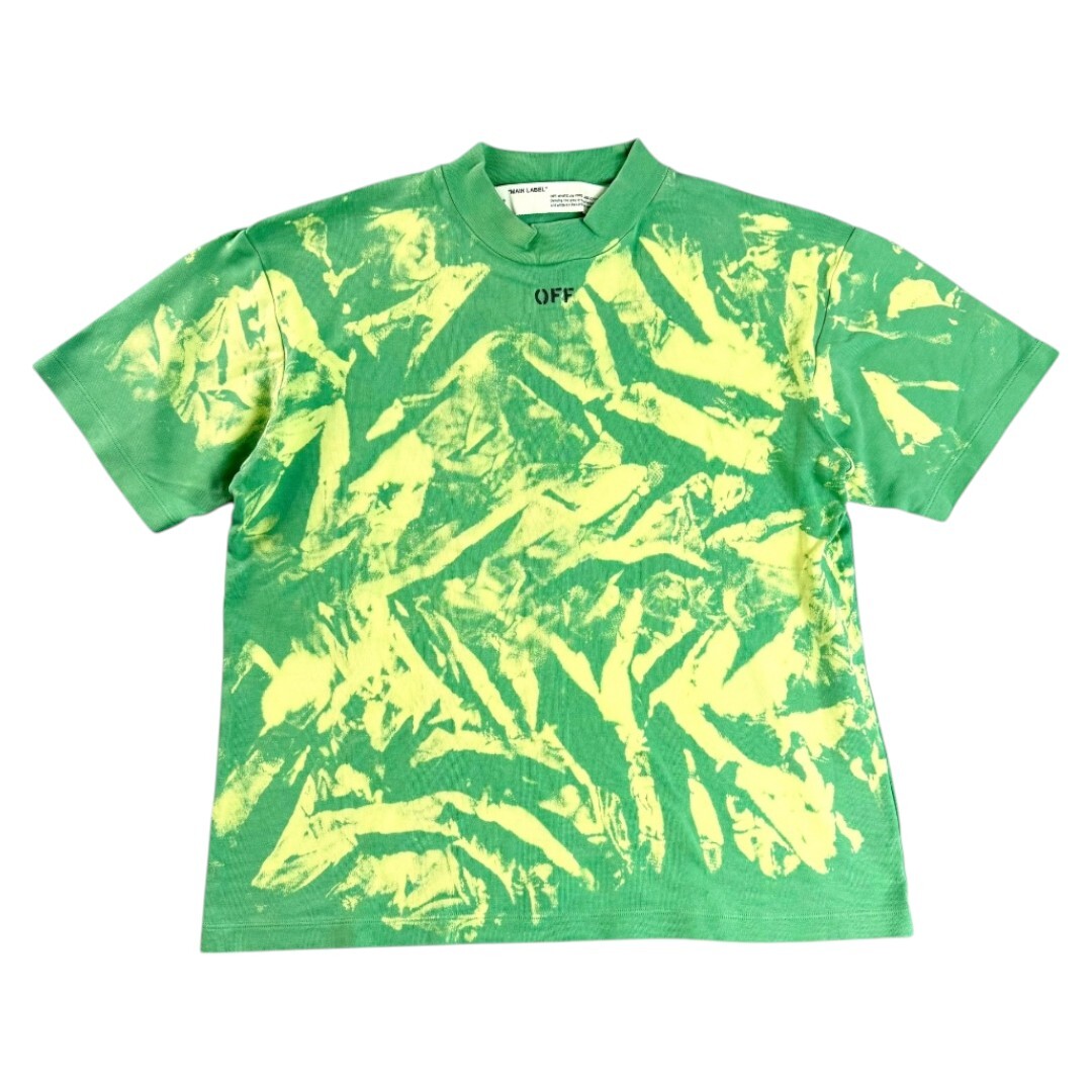 【OFF-WHITE】オフホワイト タイダイ Tシャツ（グリーン） 40
