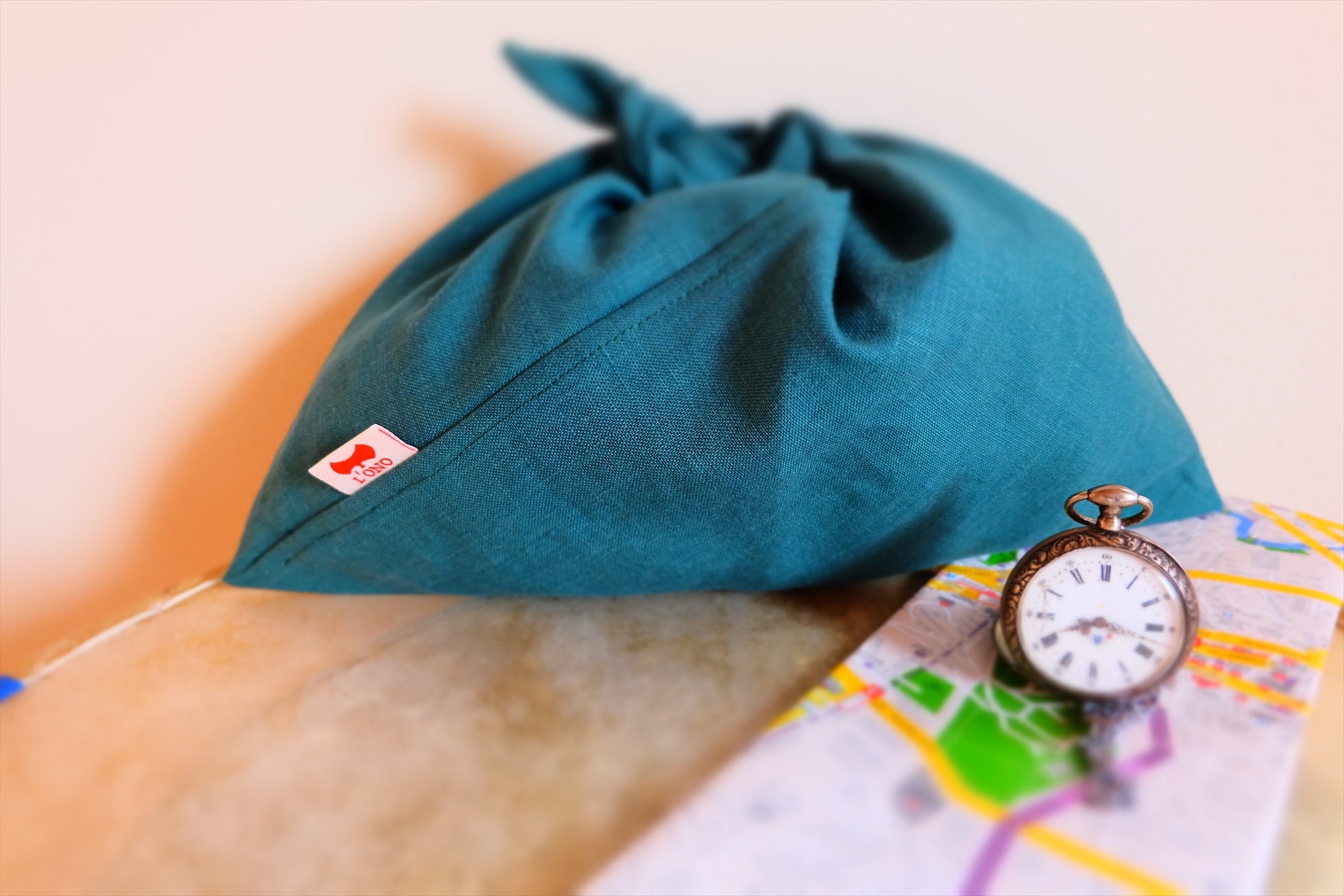 Kiki Foliagegreen Sizes 定番シリーズ フランス ベルギー産リネン使用フォーリッジグリーン L Ono あずま袋専門店