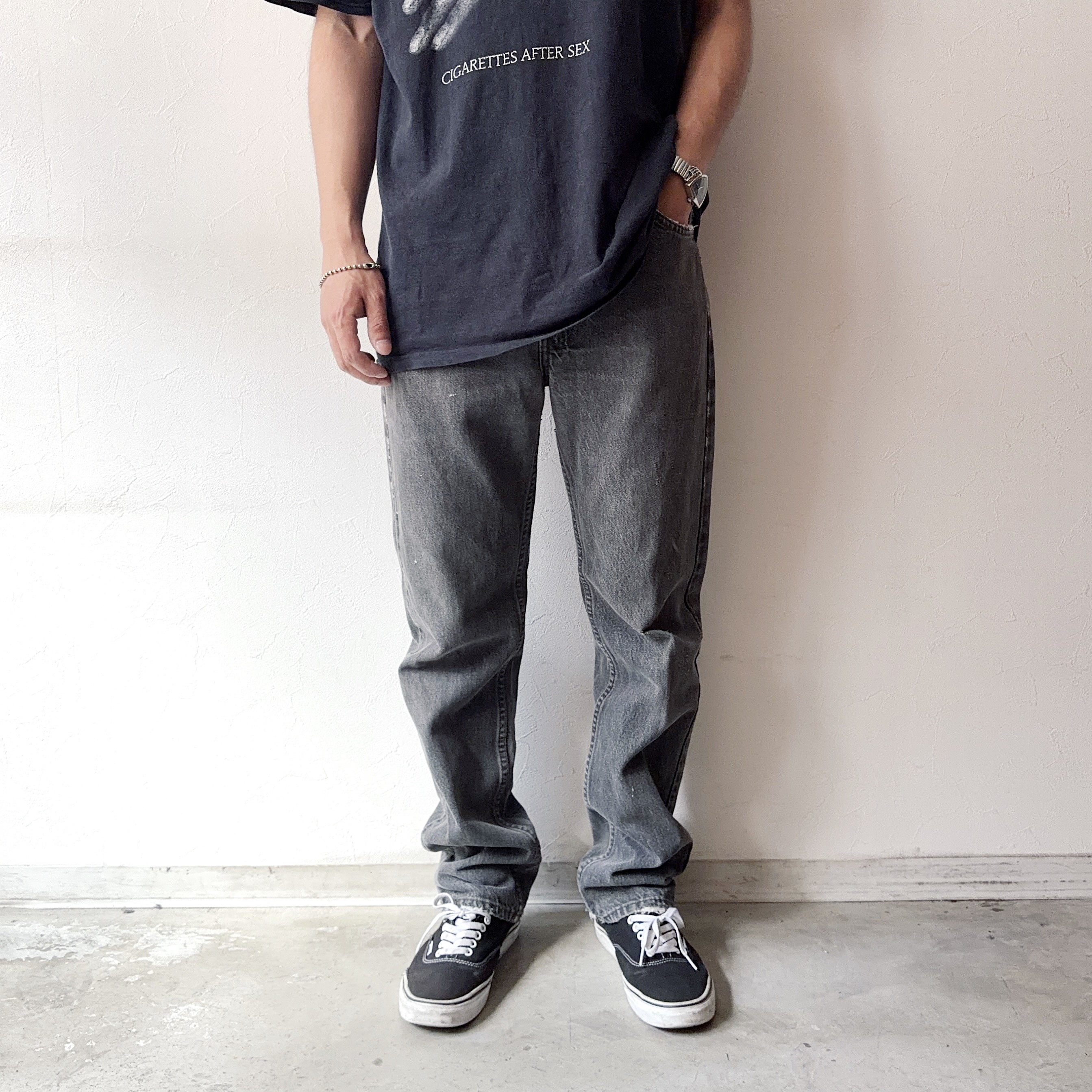Vintage 90's【Levi's】505 Black Denim Pants の画像 3