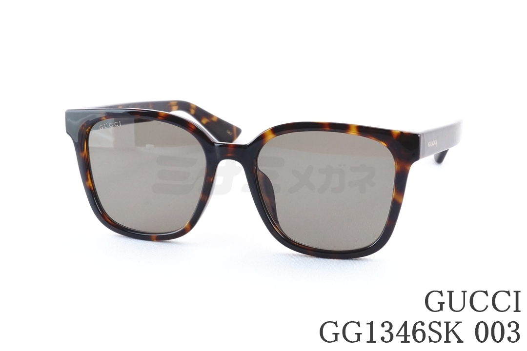 GUCCI サングラス GG1346SK 001 ウェリントン グッチ テキストロゴ