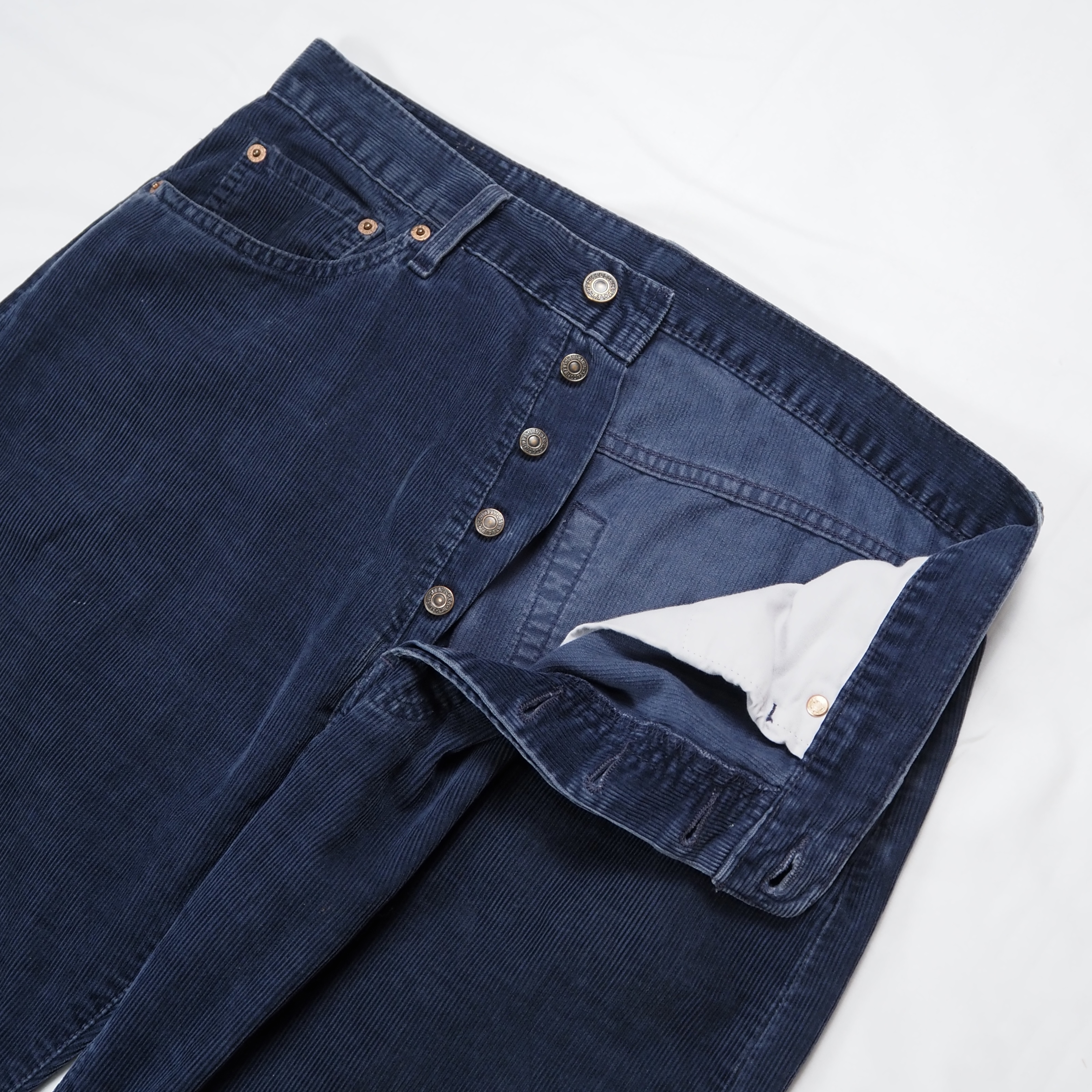 90’s Levi’s 551 コーデュロイパンツ 実寸34×30 ネイビー の画像 8