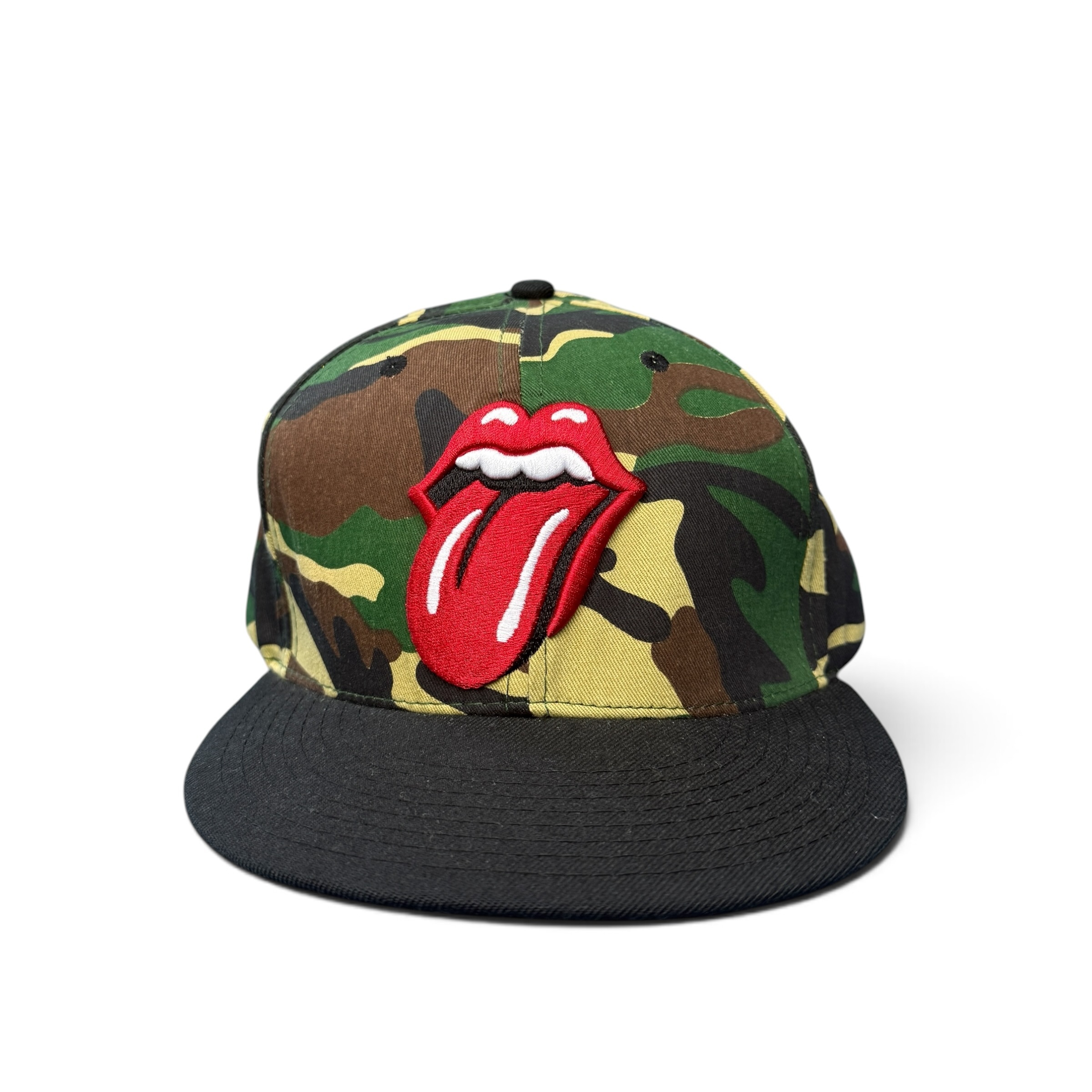 【THE ROLLING STONES】ザ・ローリング・ストーンズ “LIPS & TONGUE CAMO” キャップ