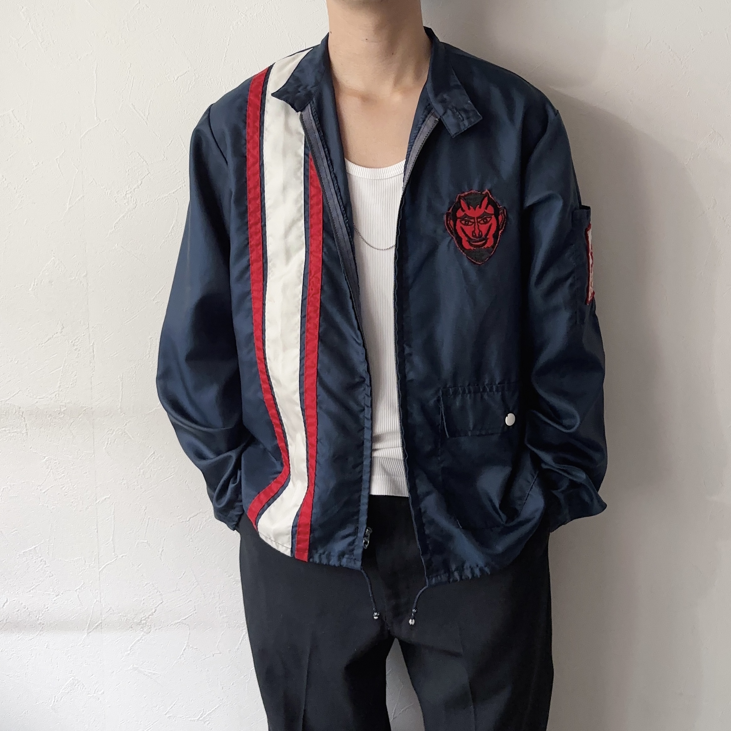 Vintage 70's Patches Nylon Jacket の画像 3