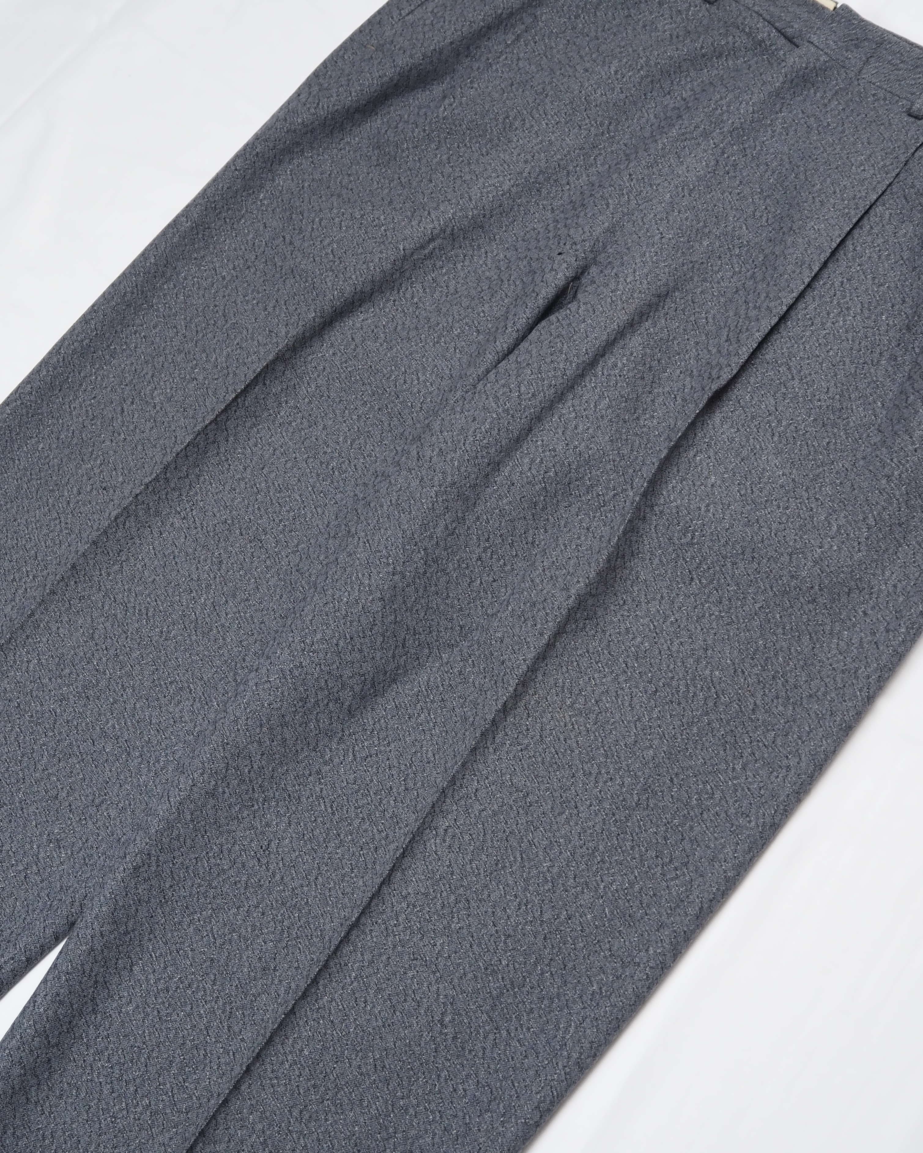 50’s Vintage Wool Slacks グレー の画像 6