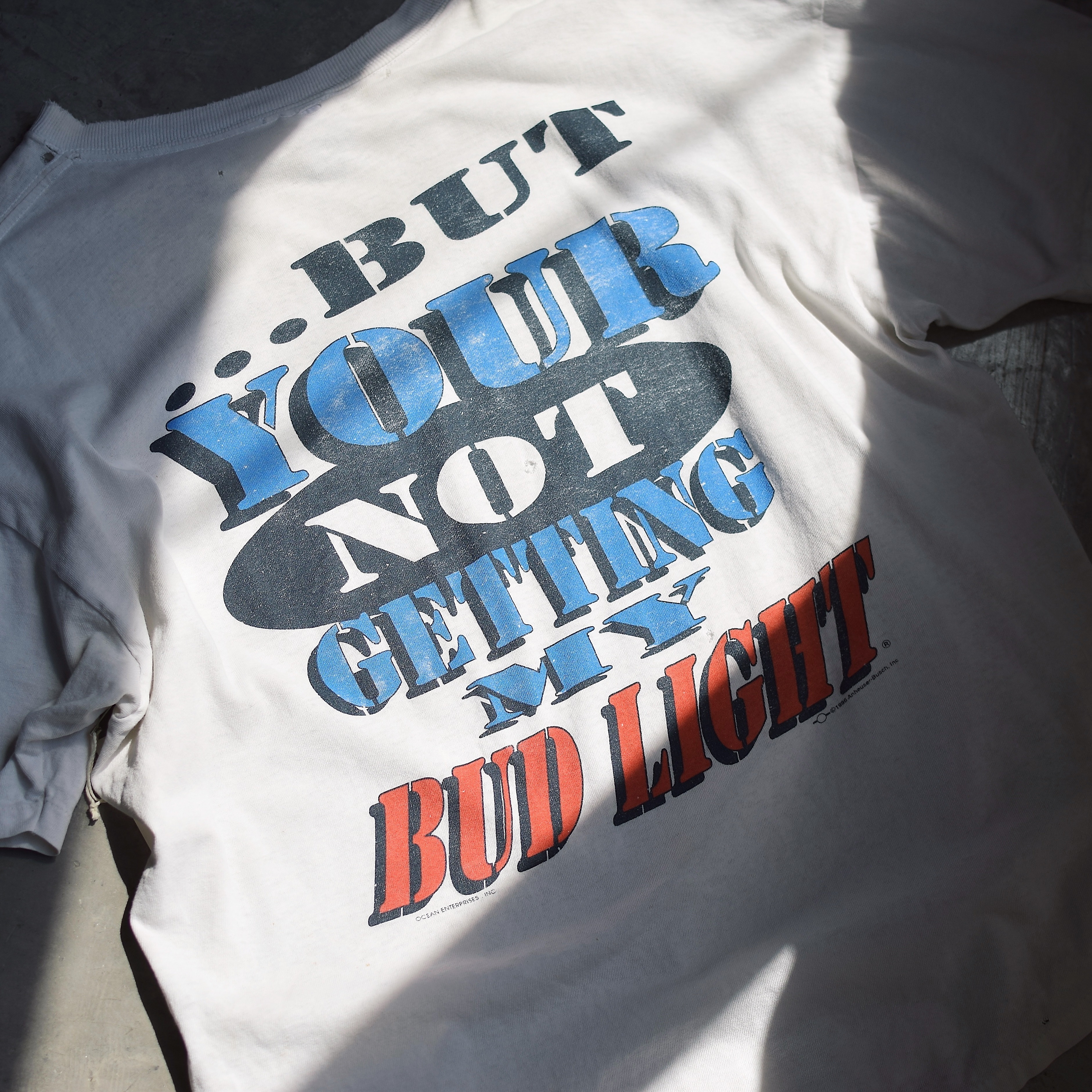 Vintage 90's【DELTA】"BUD LIGHT" Grunge T-shirt の画像 3
