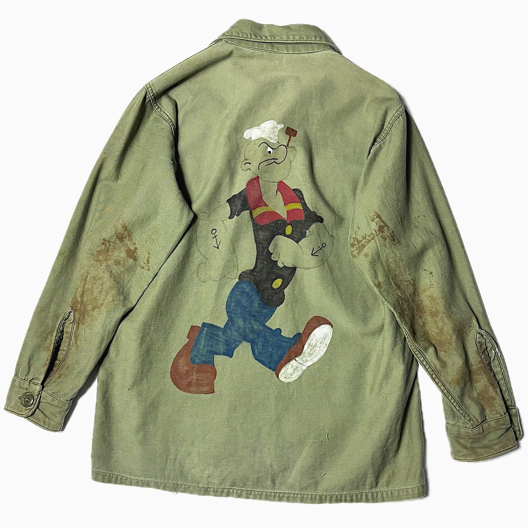Vintage 60's【FOSTER INDUSTRIES' INC.】US ARMY OG-107 Utility Shirt
