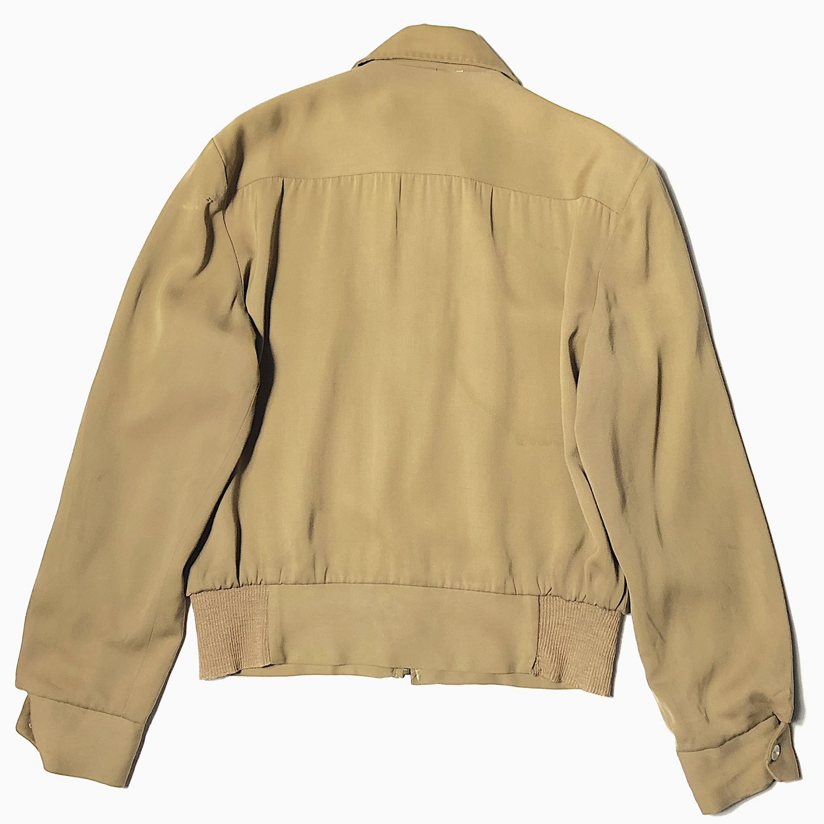 Vintage 50's【MAY CO.】Rayon Gabardine Jacket の画像 2