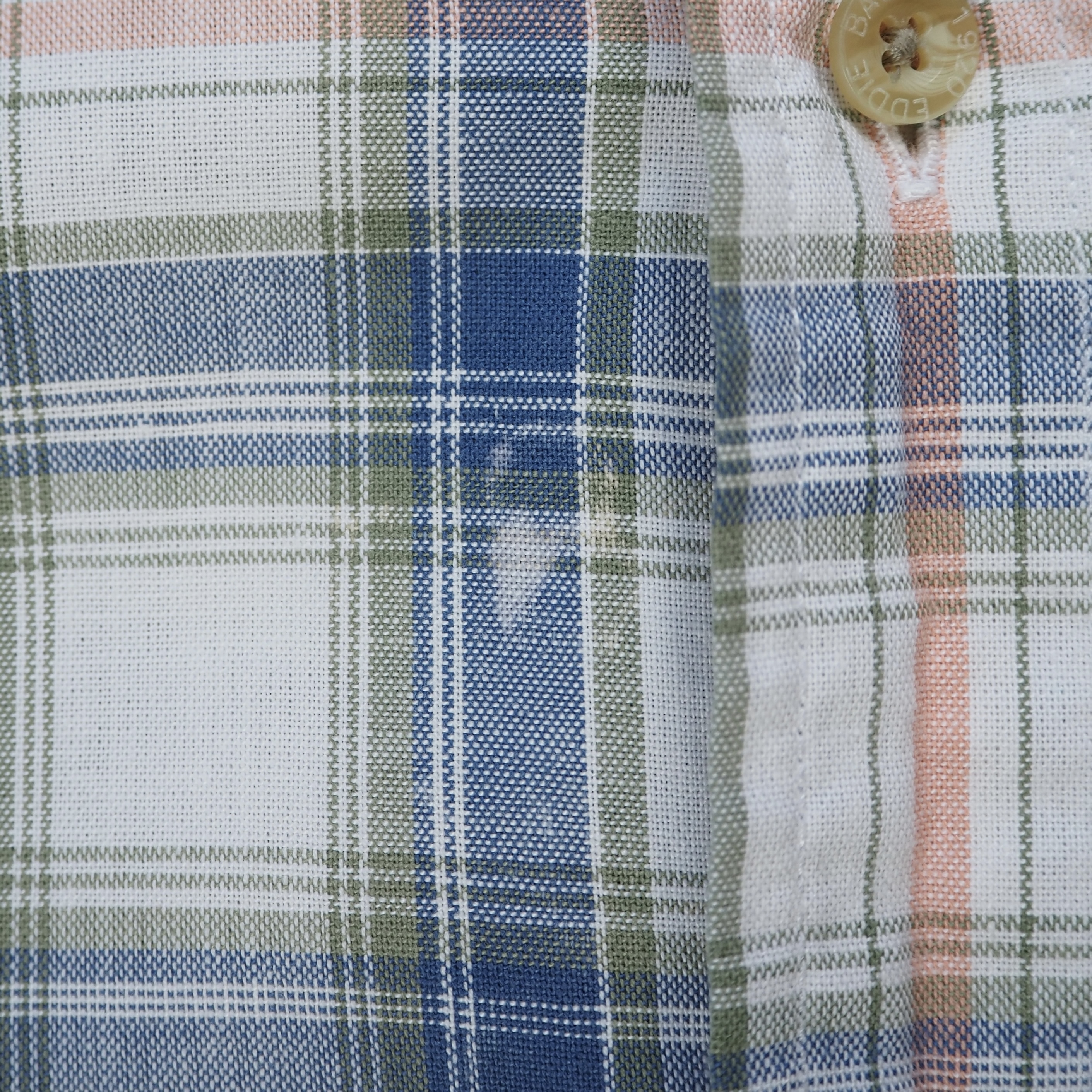 90’s Eddie Bauer 白タグ コットン半袖シャツ Sサイズ の画像 8