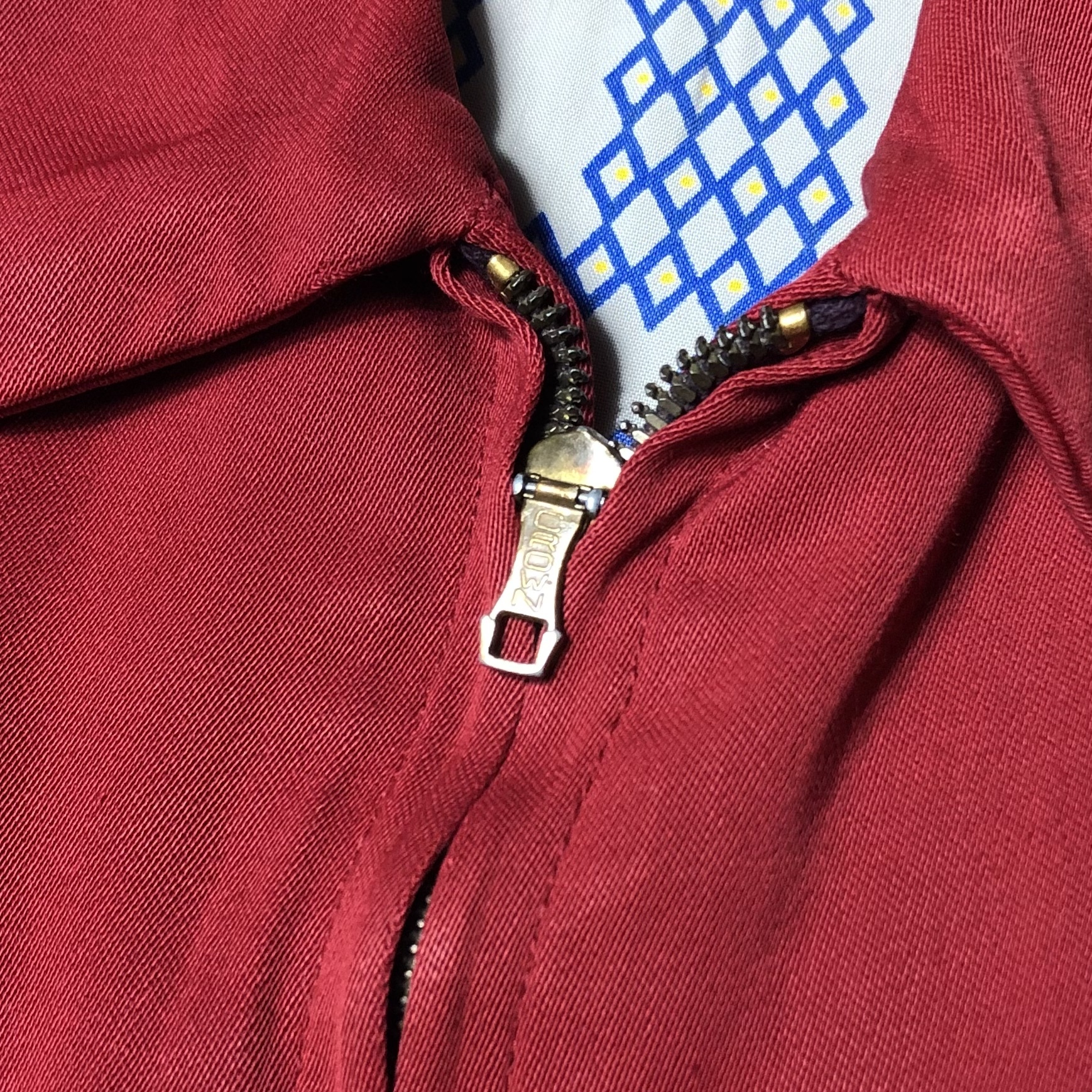 Vintage 50's【WINDBREAKER】Rayon Gabardine Jacket の画像 3