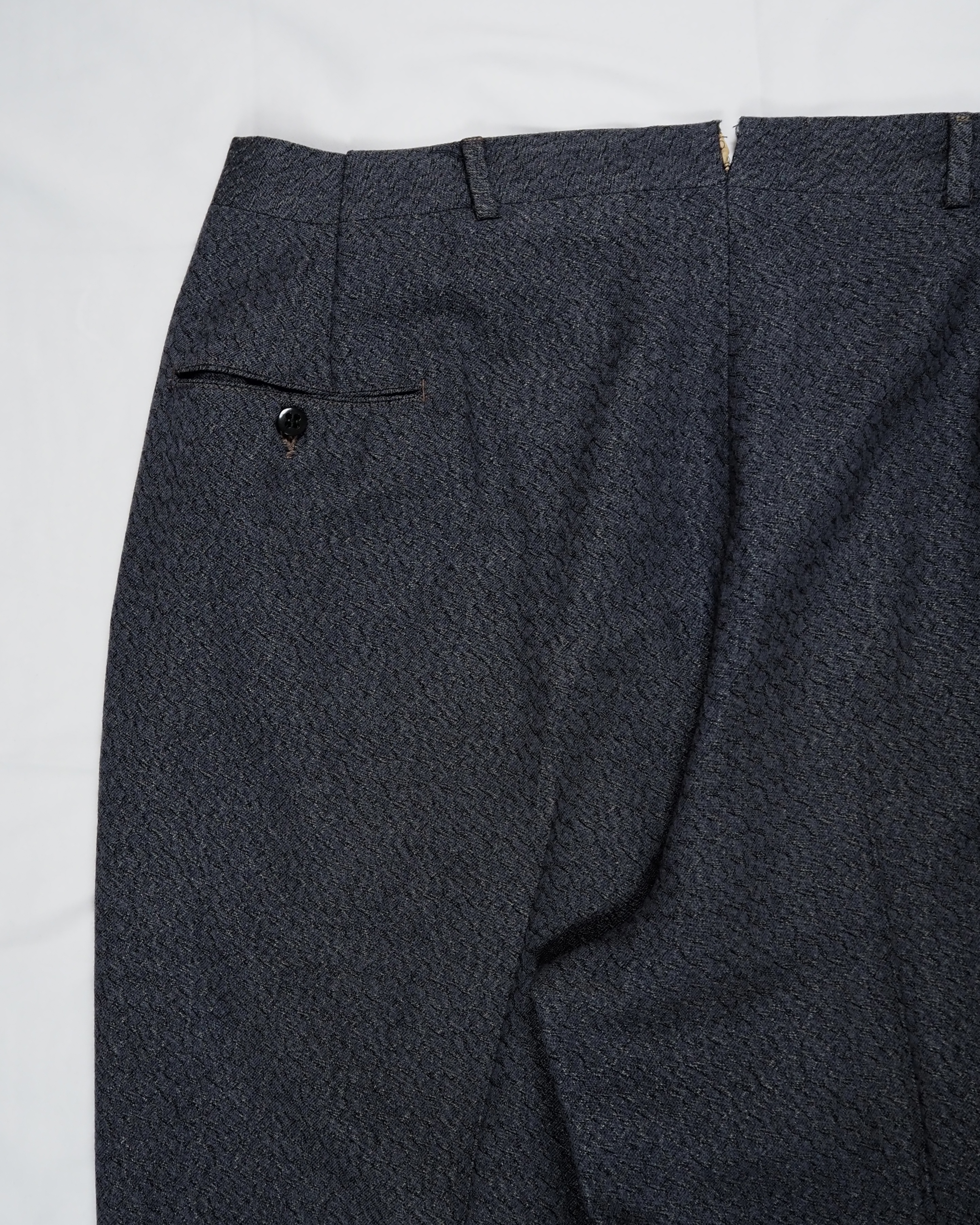 50’s Vintage Wool Slacks グレー の画像 15