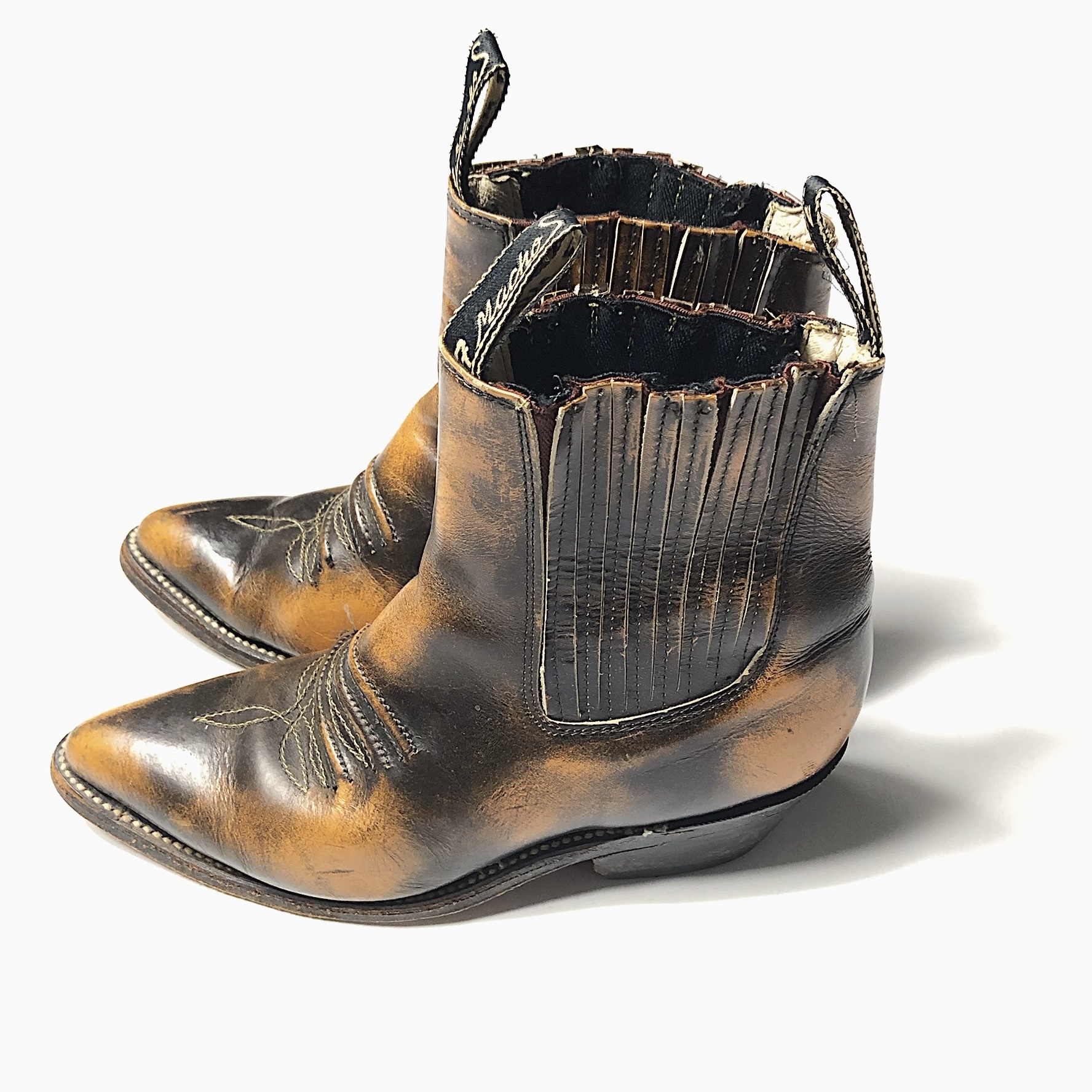 Vintage Side Gore Western Boots の画像 3