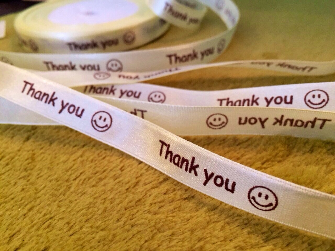 リボンpy thank you 20m 1ロール 送料無料 anuenue