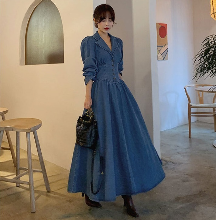 デニムワンピース ロング ワンピース デニム おしゃれ きれいめ かわいい 長袖 かっこいい ワンピ ドレス カジュアル 無地 シャツ風 春 夏 秋 10代 代 30代 40代 大人カジュアル ワンピース コーデ 大きいサイズ Xl 2xl シャツワンピース ブルー デニム ワンピ Vネック デニムワンピース ロング ワンピース デニム おしゃれ きれいめ かわいい 長袖 かっこいい ワンピ ドレス カジュアル 無地 シャツ風 春 夏 秋 10代 代 30代 40代 大人カジュアル ワンピース コーデ 大きいサイズ Xl 2xl シャツワンピース ブルー デニム ワンピ Vネック