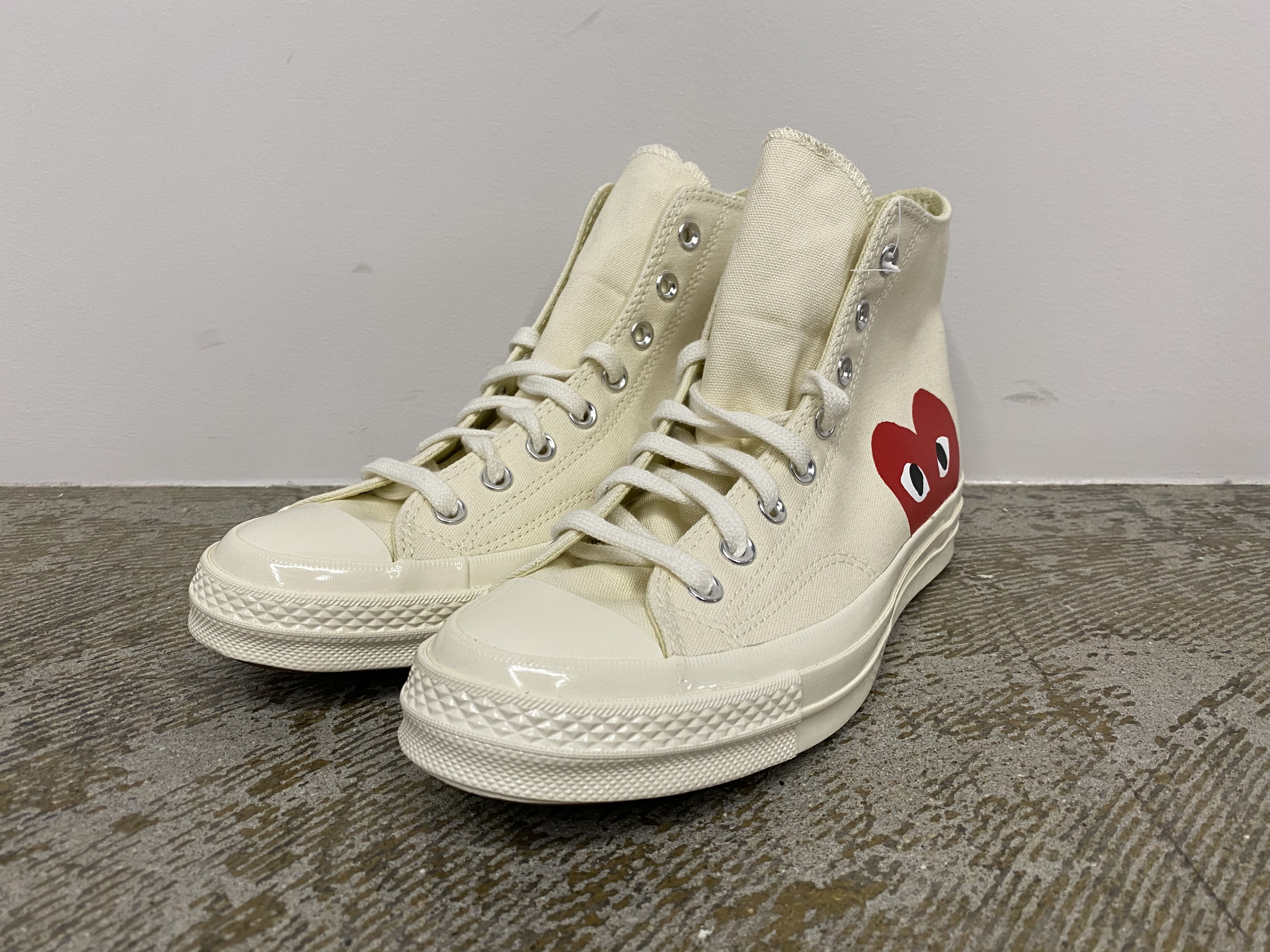 off white comme des garcons converse