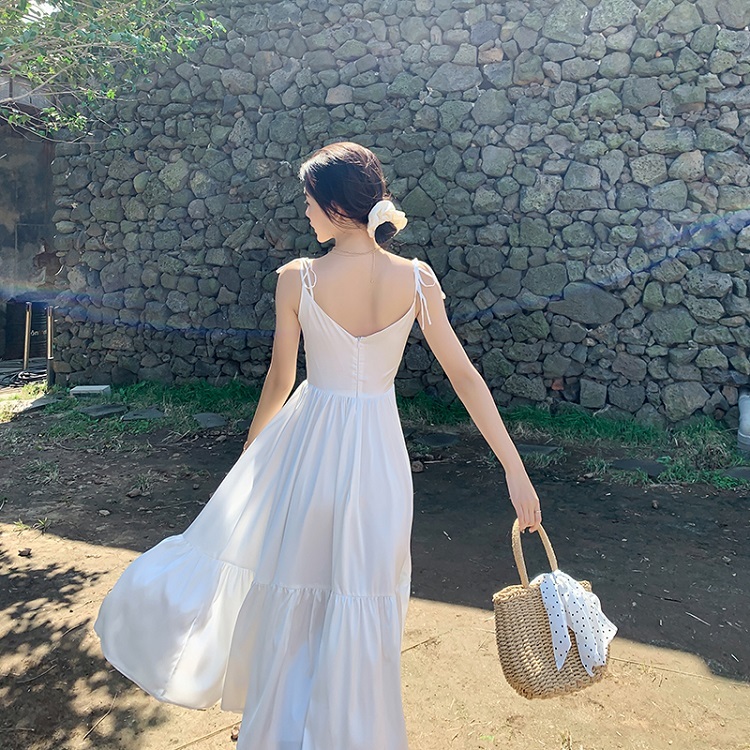 夏ワンピース 夏ワンピ リゾートワンピース リゾートワンピ レディース 通販 女性用 白 ワンピ ワンピース 通販ワンピース 通販ワンピ キャミソール キャミワンピース キャミワンピ ロング マキシ フレア 無地 ハイウエスト ホワイト 旅行 リゾート 普段着 デイリー