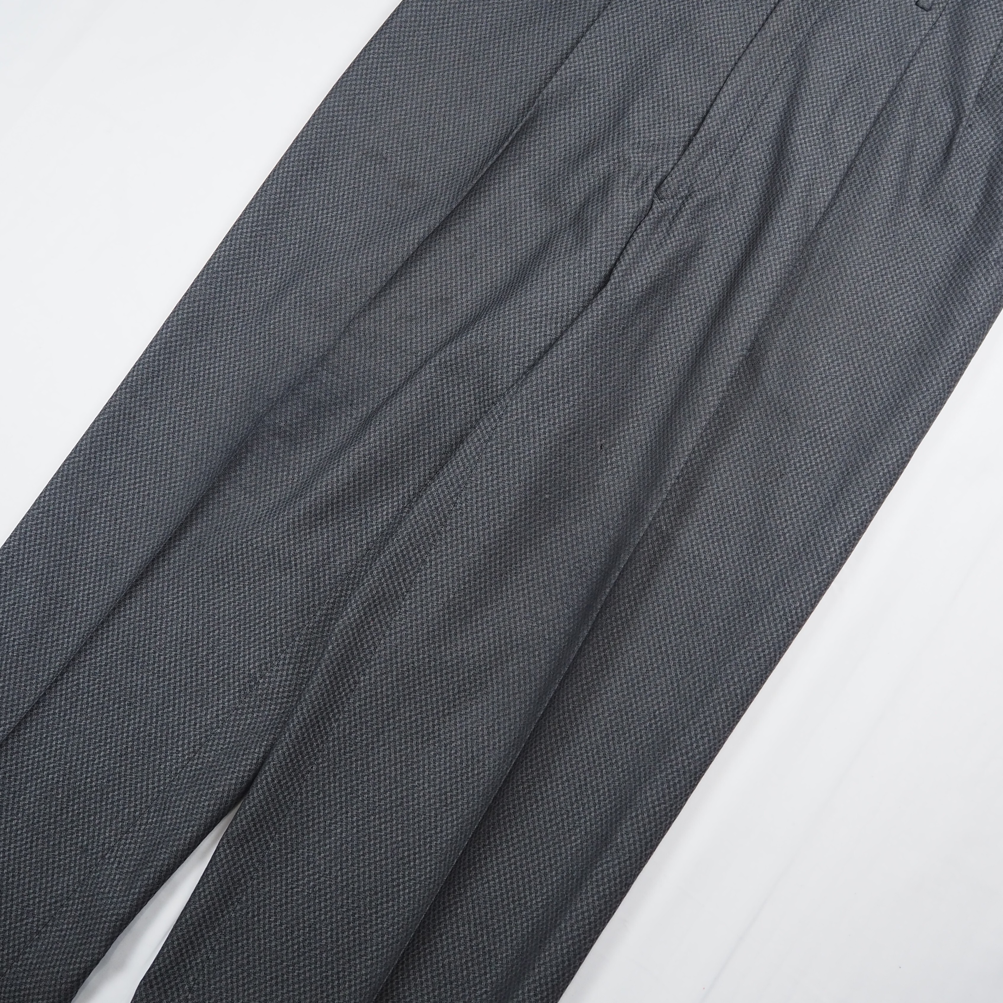 【9/23 20:00入荷】50's ウールスラックス グレー アルミジップ の画像 8