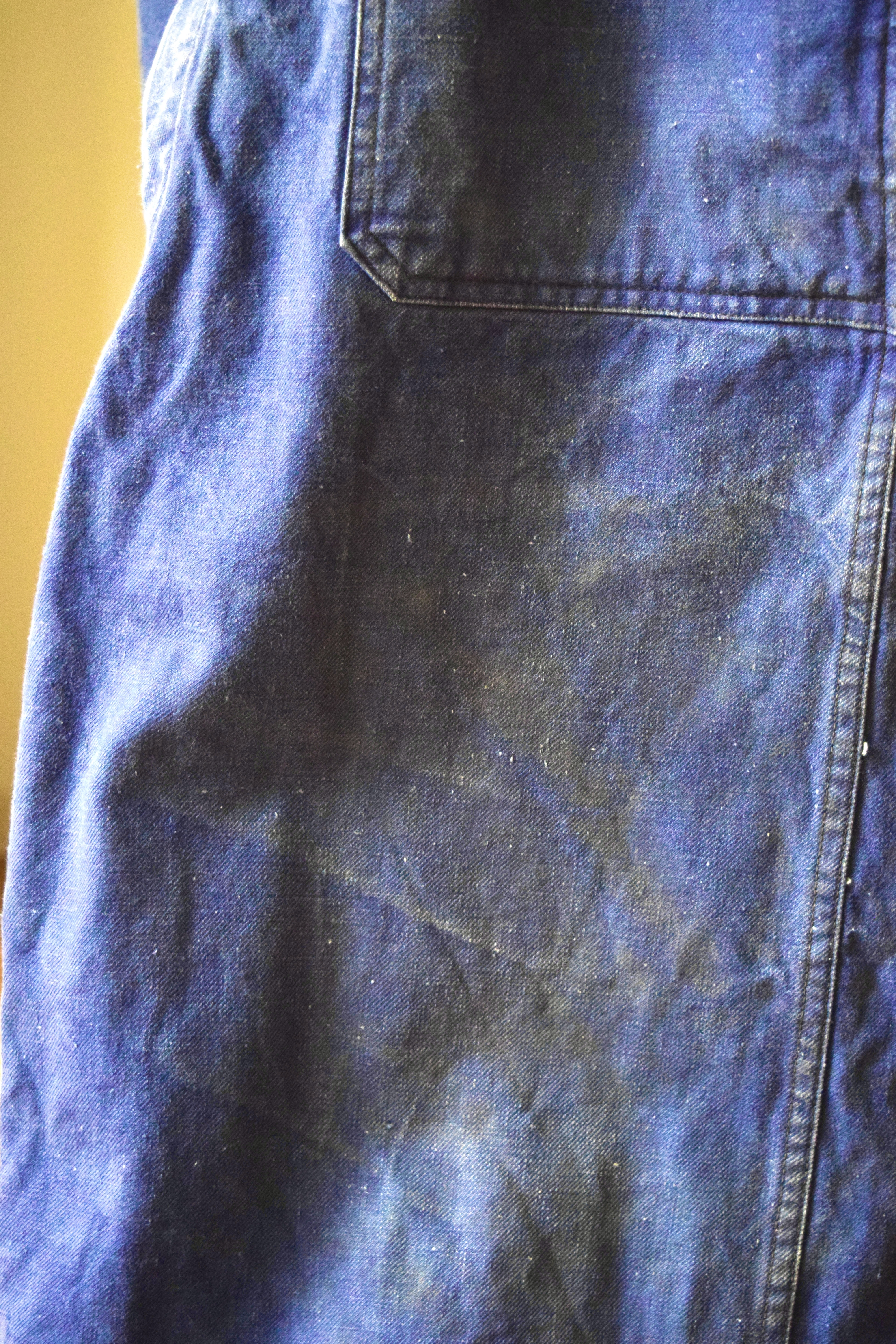 〜1960’s French work cotton twill overall の画像 12