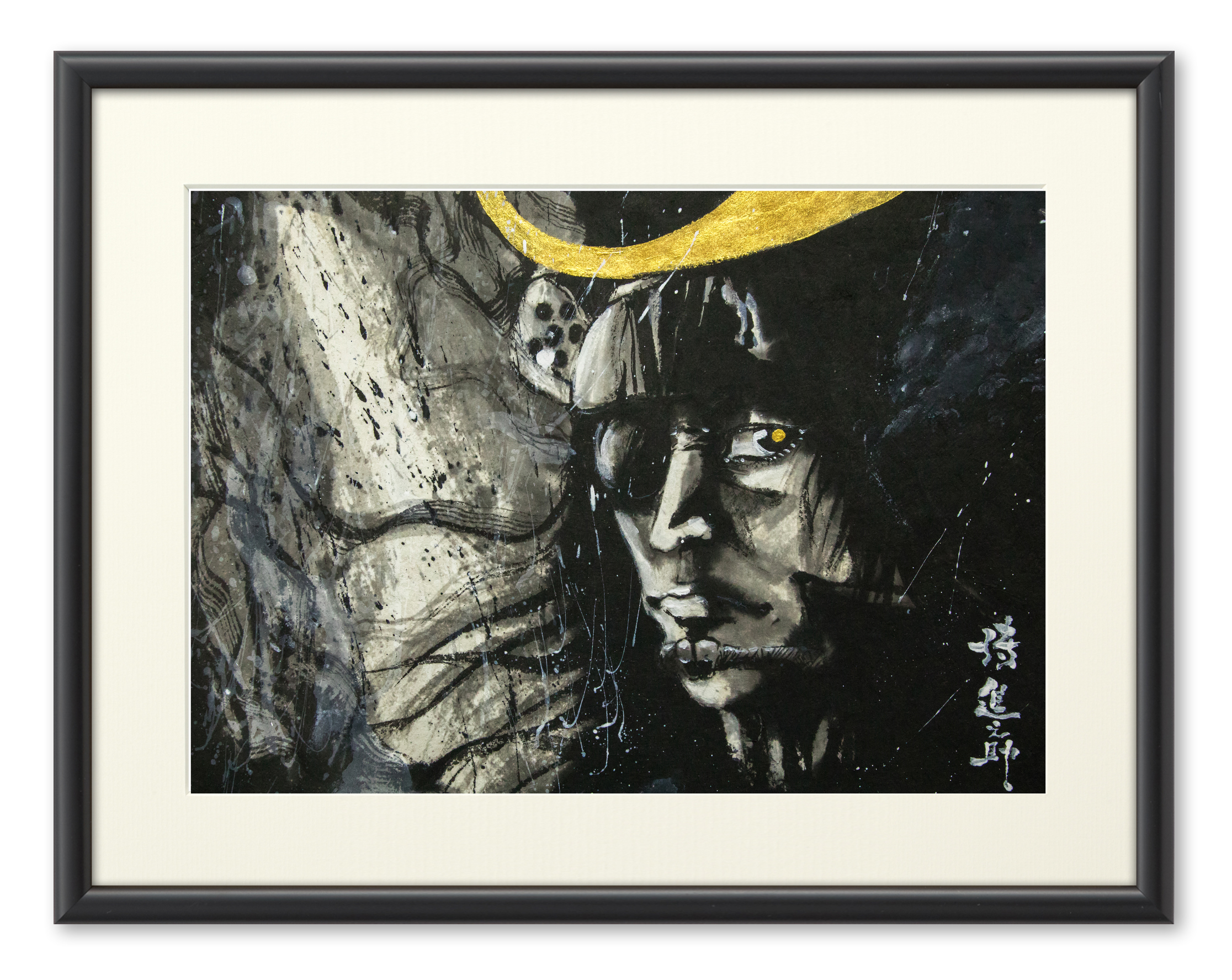 眼光 伊達政宗 複製画 プリモアート Pa てがき侍shop 毛筆アートと筆文字 イラスト素材の販売サイト