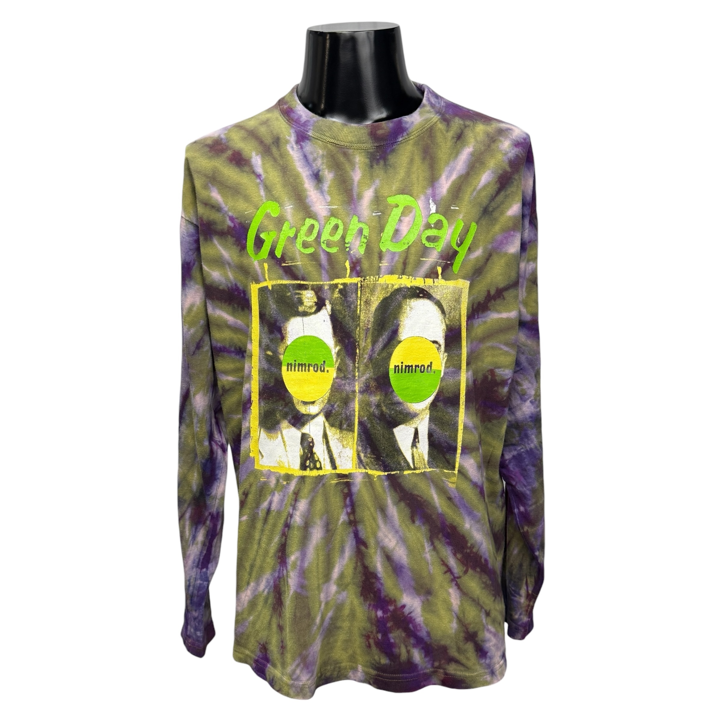 【GREEN DAY】グリーンデイ “NIMROD” 90’s ユーロVintage タイダイ ロングスリーブTシャツ