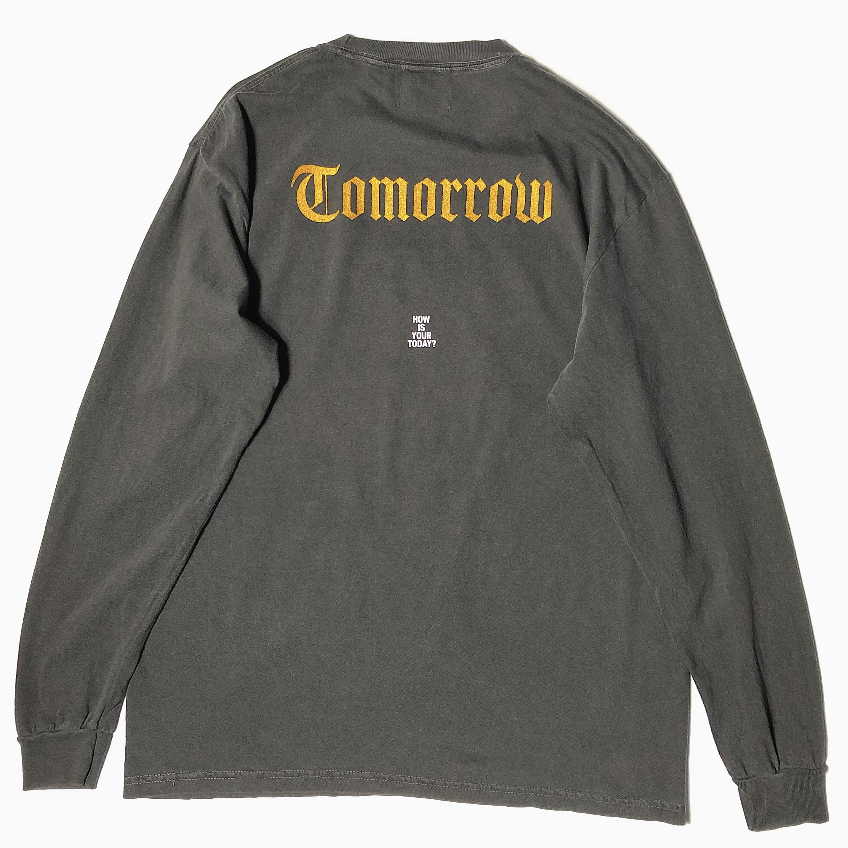 【TODAY edition】TODAY LS Tee （CHARCOAL） の画像 2